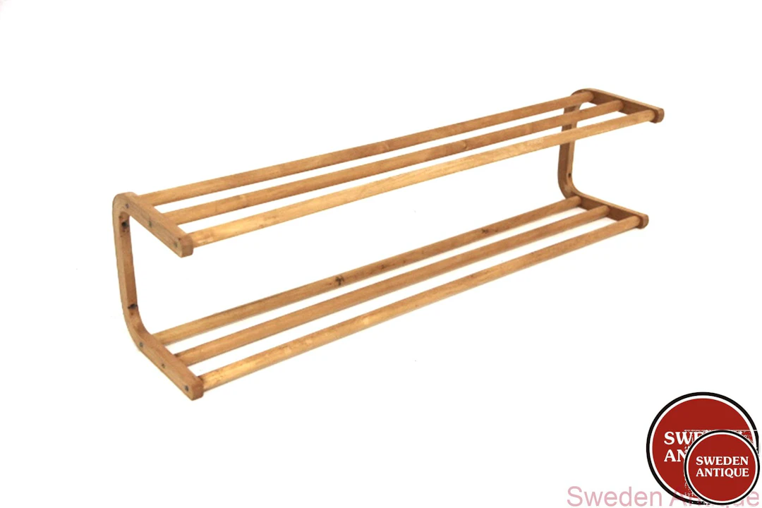 Coat hanger Year: 1950s Origin: Swe. Material: Birch W: 115cm D: 26cm H: 28cm