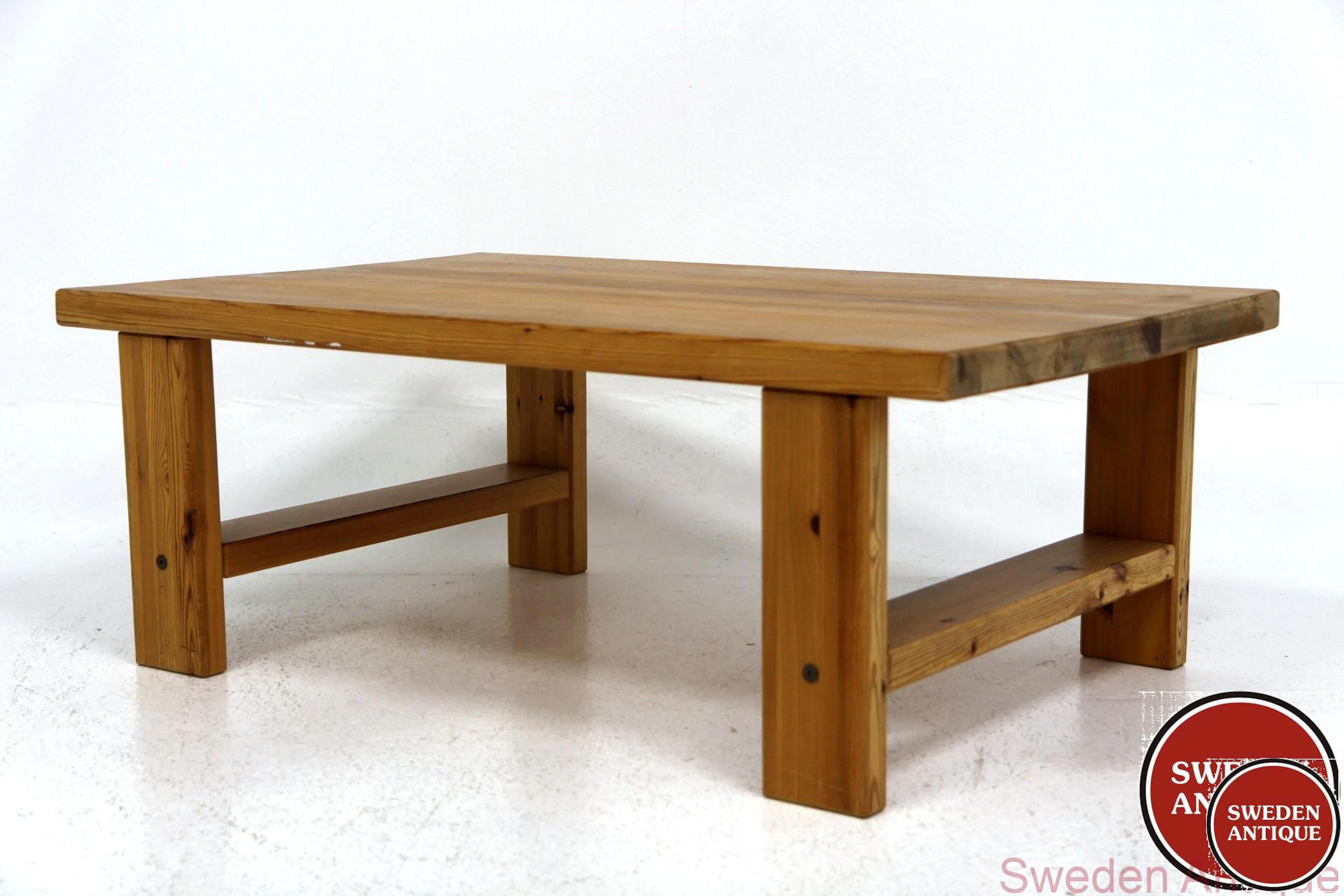 Coffee table 1970s Swe.Pine