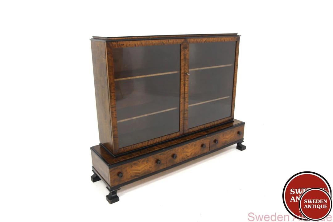 Cabinet Swedish Grace Year: 1920s Origin: Swe. Material: Birch Black