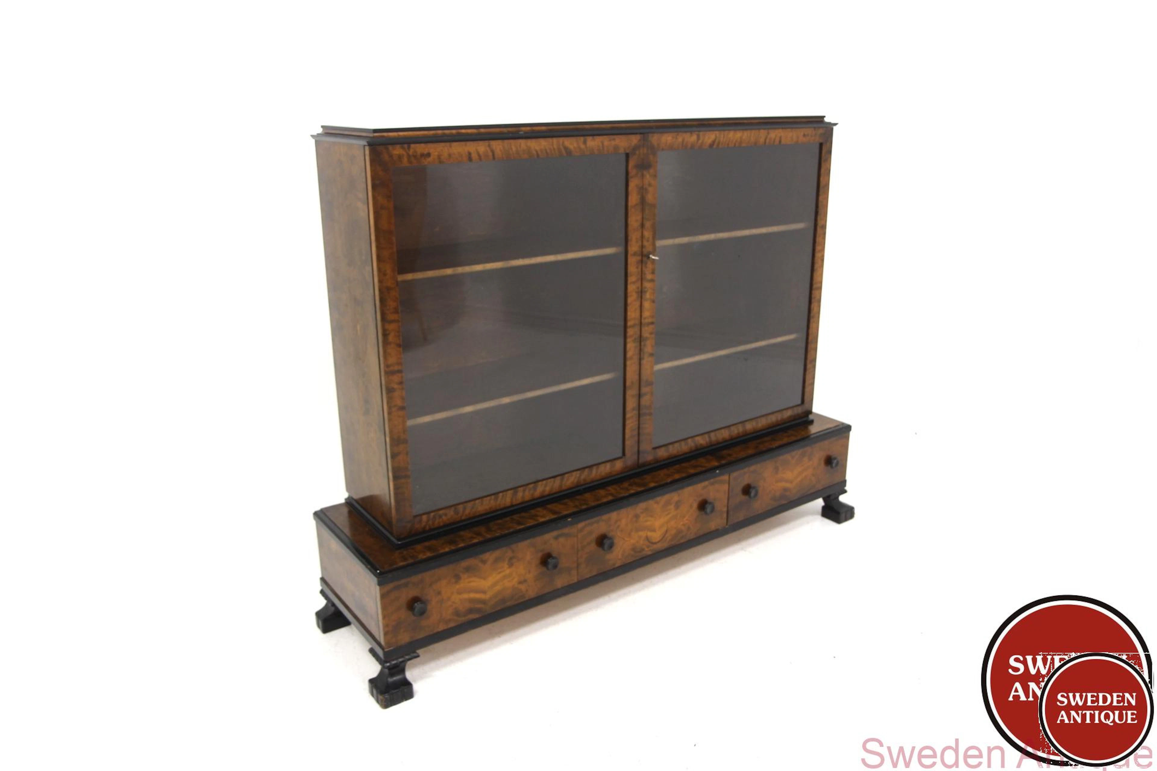 Cabinet Swedish Grace Year: 1920s Origin: Swe. Material: Birch Black