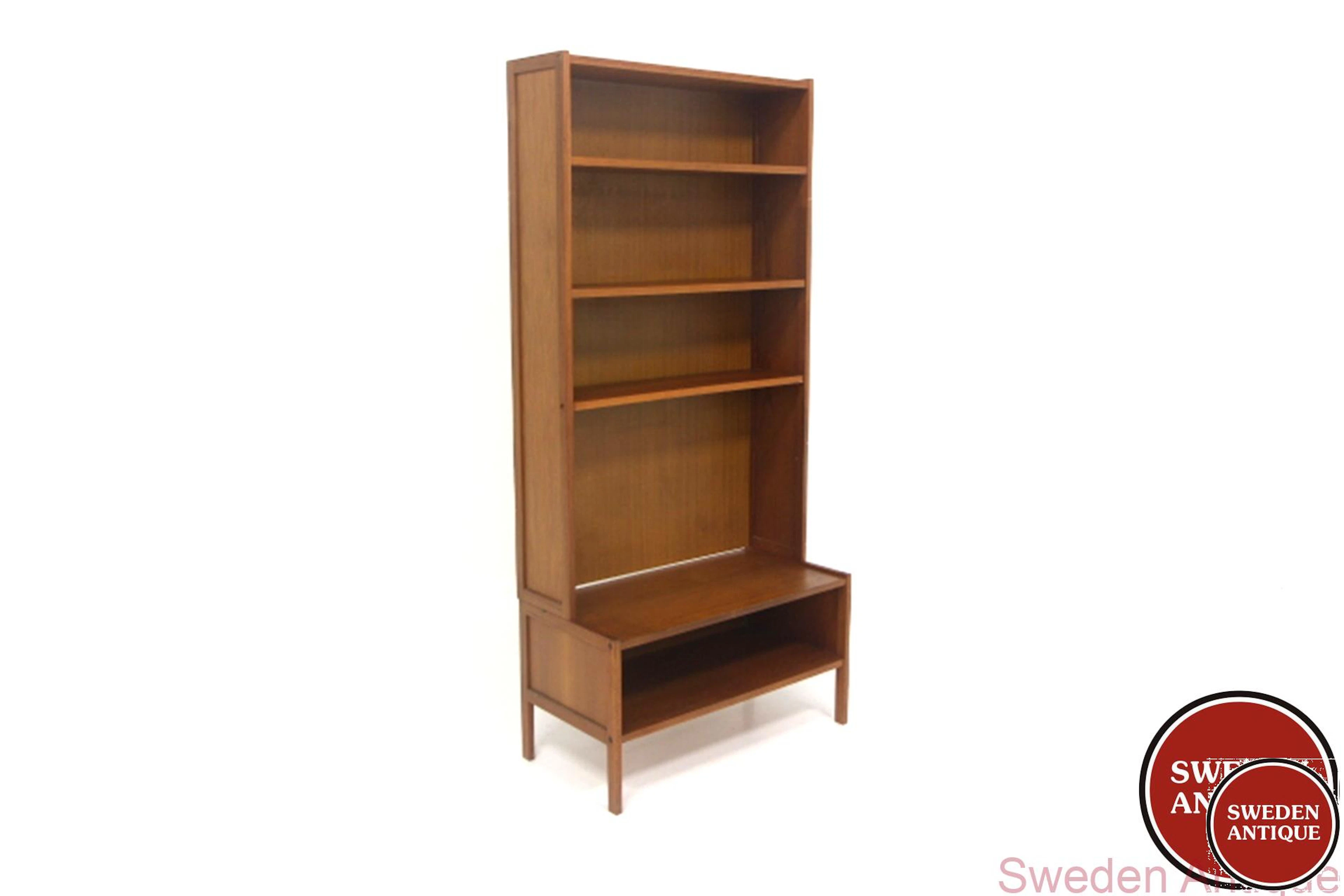 Bookshelf Year: 1960s Origin: Swe. Material: Teak W: 84cm D: 42cm H: 184cm