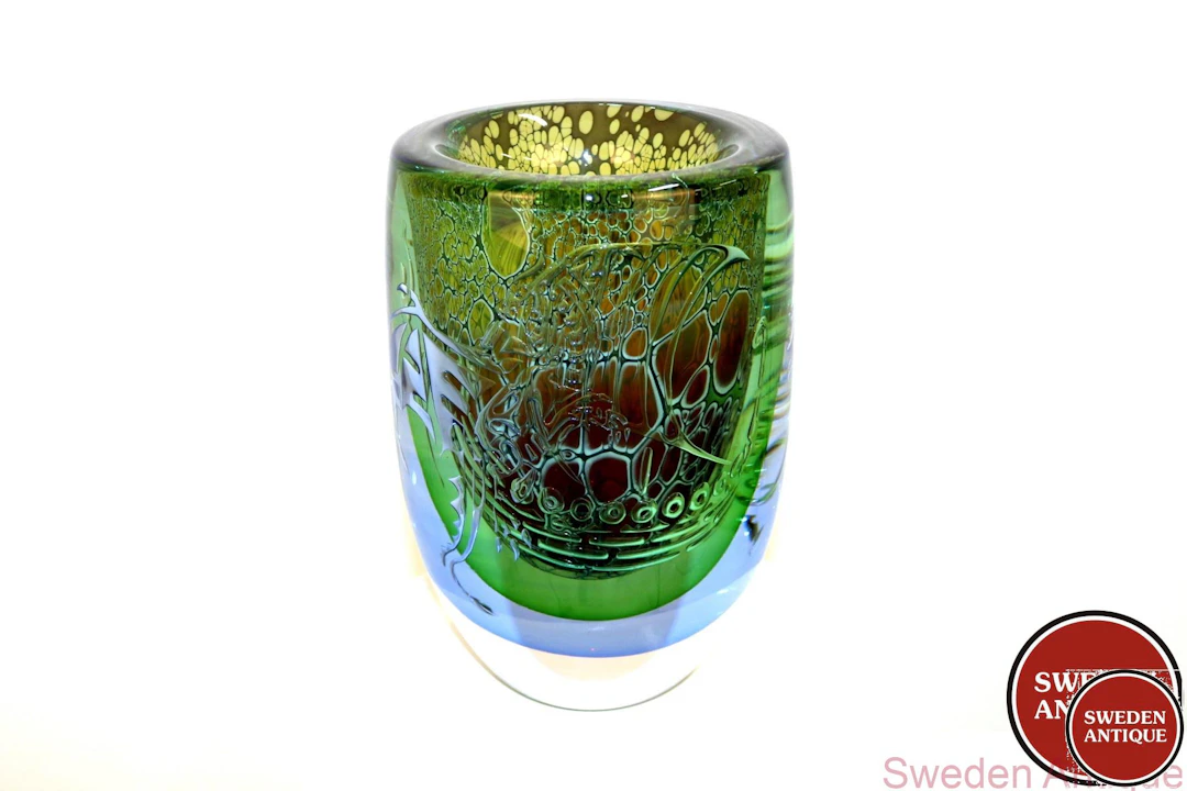 Vase Vikingdans A unique double ariel glass vase designed, created