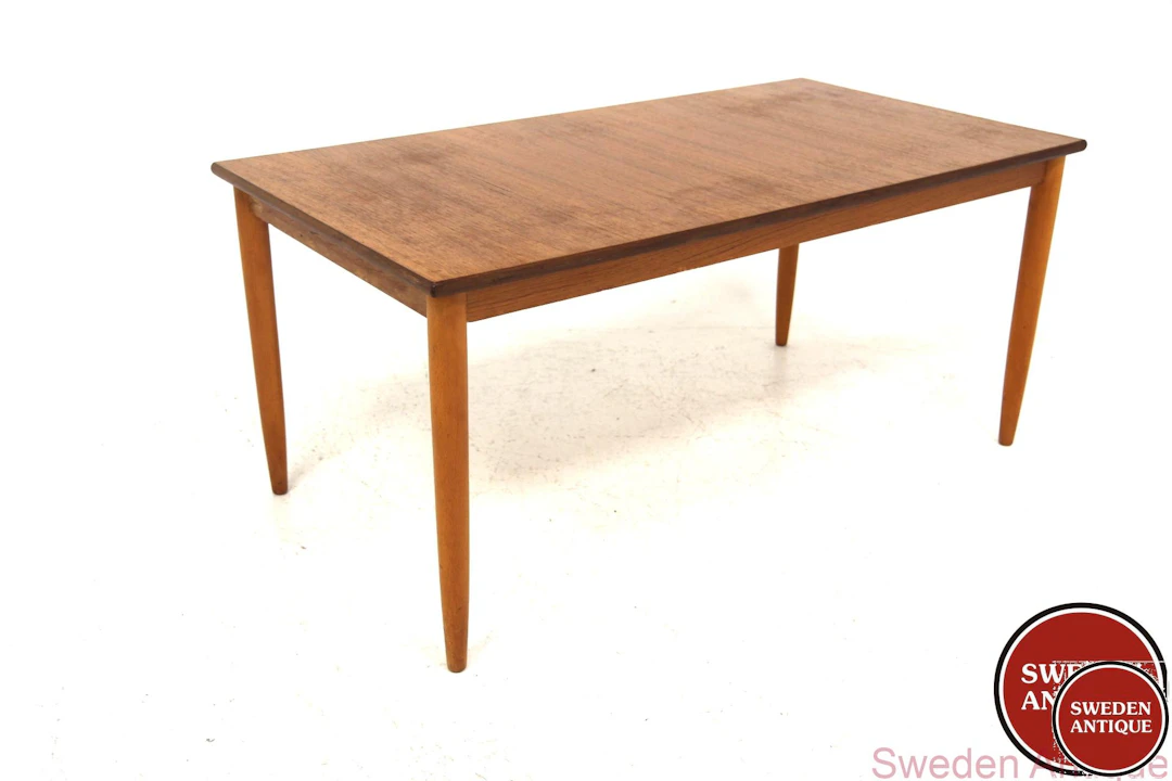 Coffee table 1950s Swe. Teak Beech