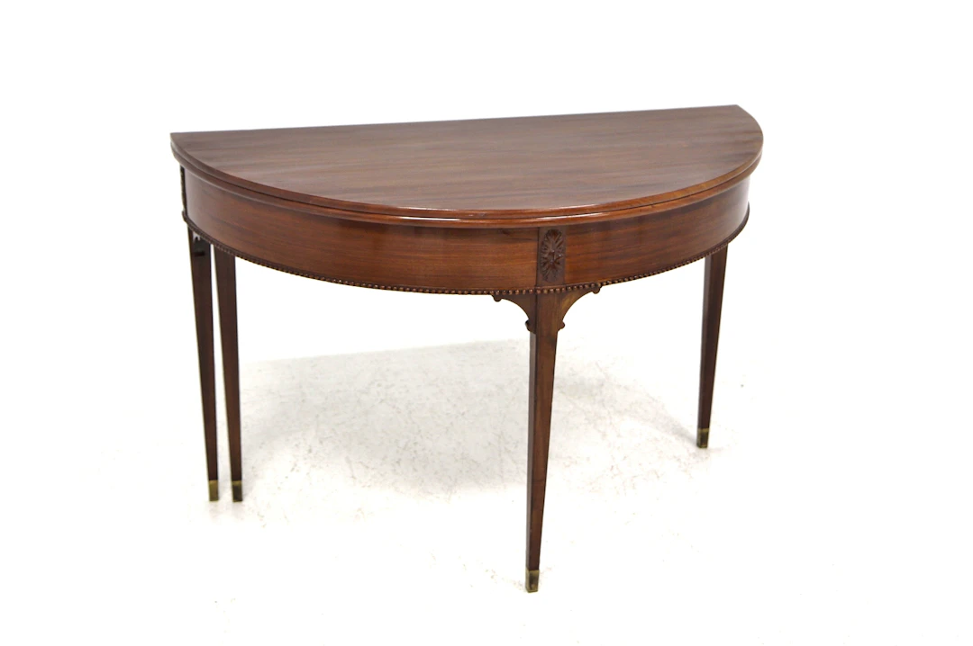 Antique Playing table 19th-century Mahogany Swedish