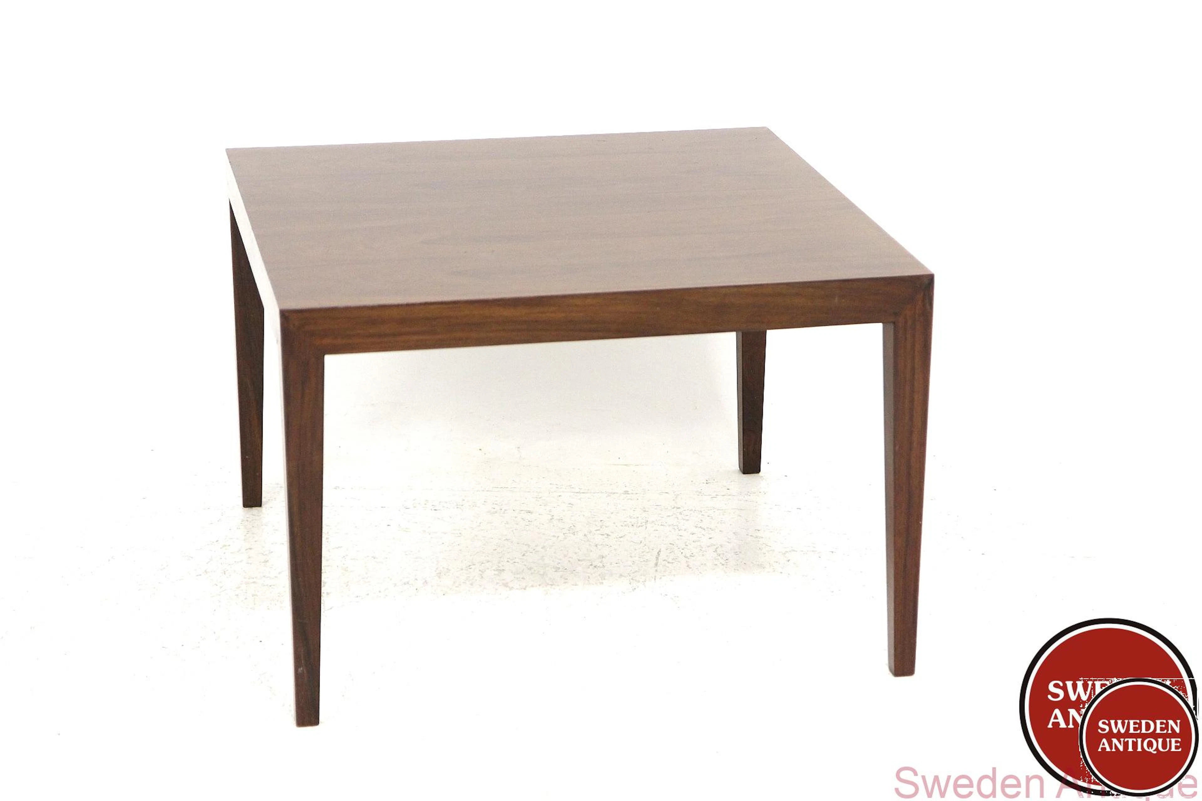 Side table Severin Hansen for Haslev Møbelfabrikk 1960s Den. Rosewood