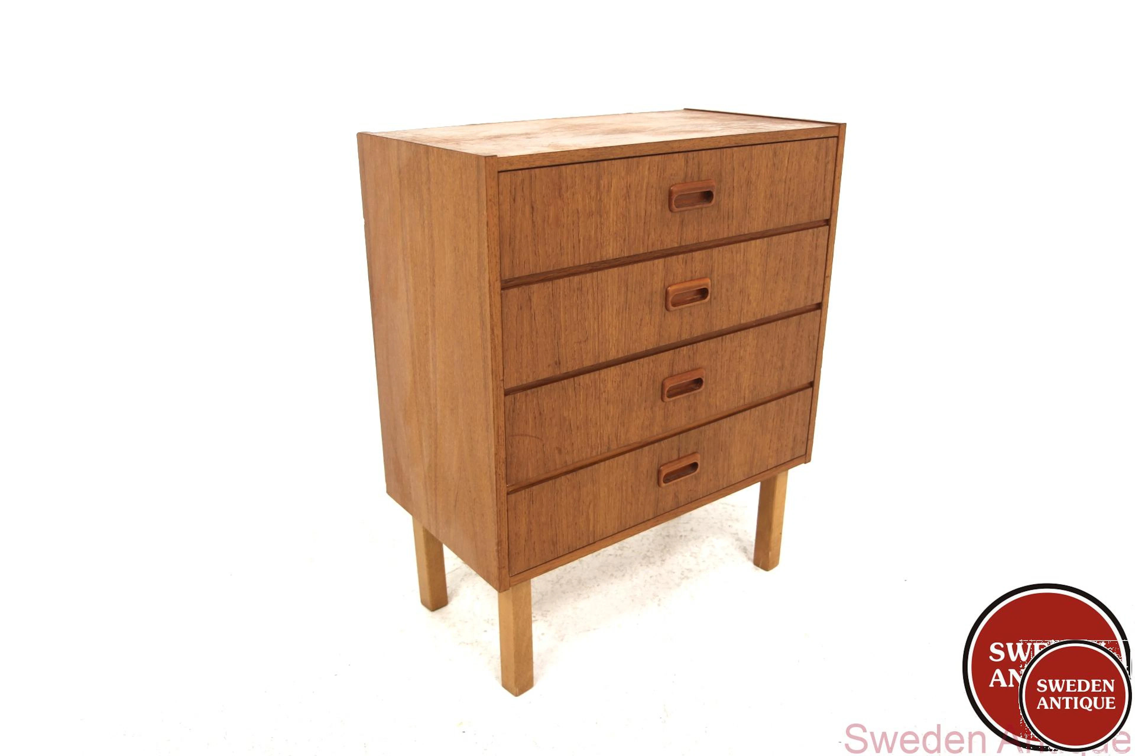Chest of drawers 1960s Swe. Teak