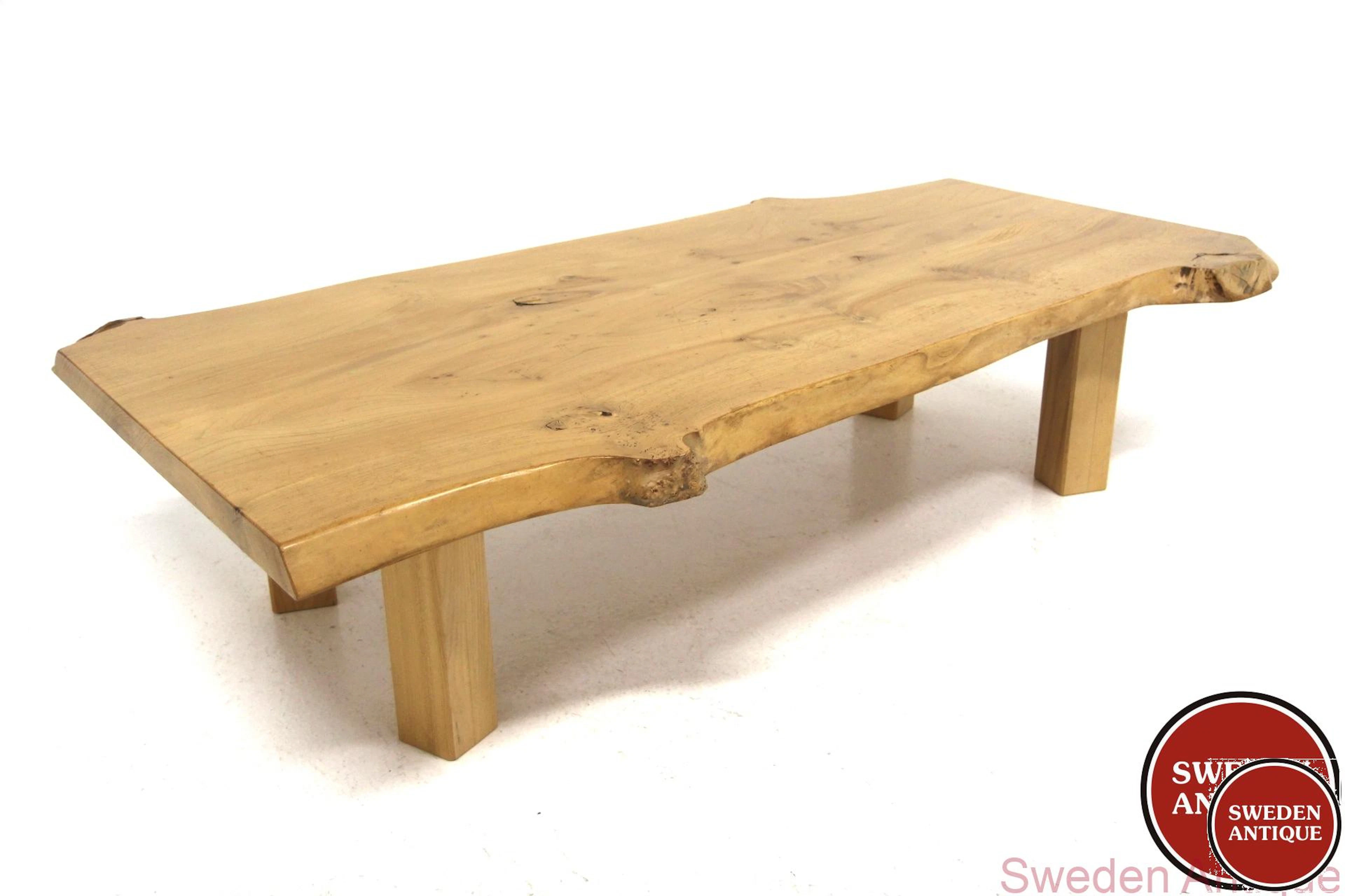 Coffee table 1970s Swe. Elm
