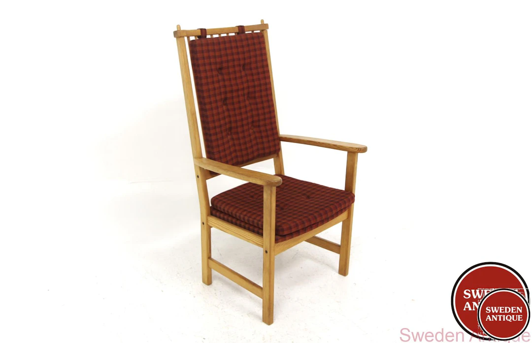 Lounge chair Furubo Yngve Ekström for Swedese 1970s Swe. Pine