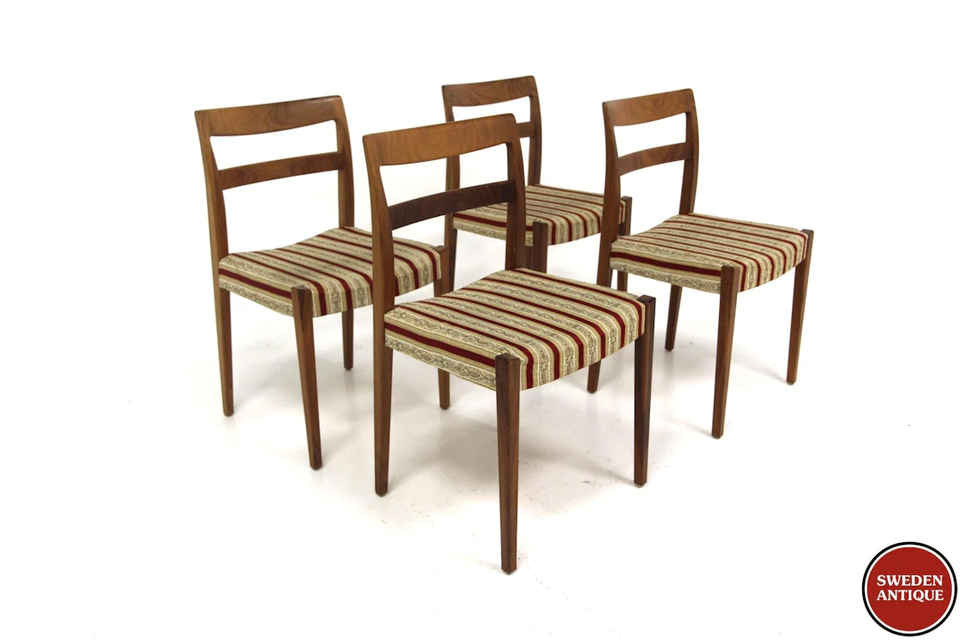 4Pcs Chairs Garmi Nils Jonsson for Troeds, Bjärnum Year: 1960s Origin: