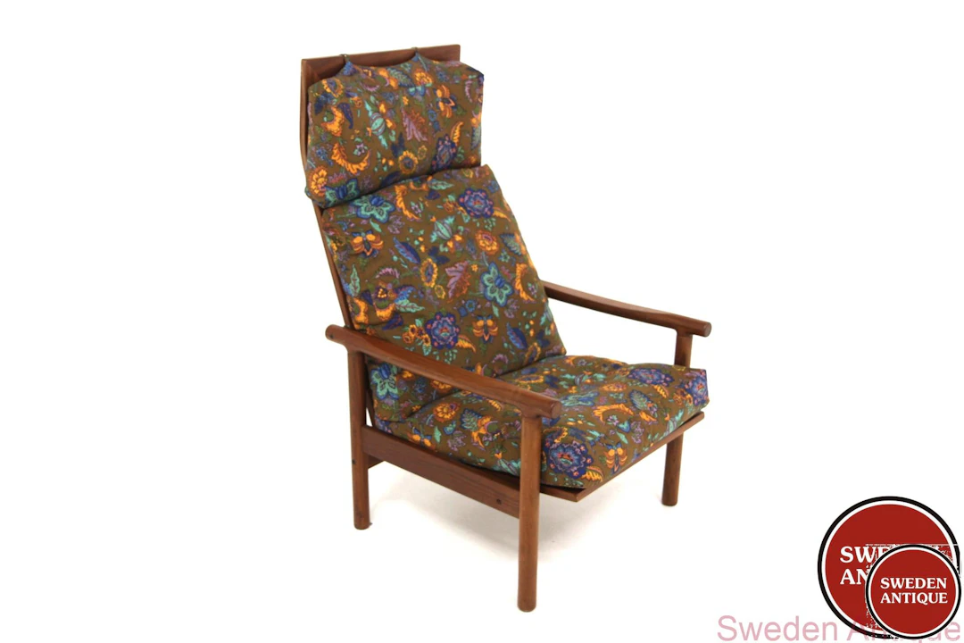 High back Lounge chair "Neapel" Möbel-IKÉA 1960s Swe. Teak
