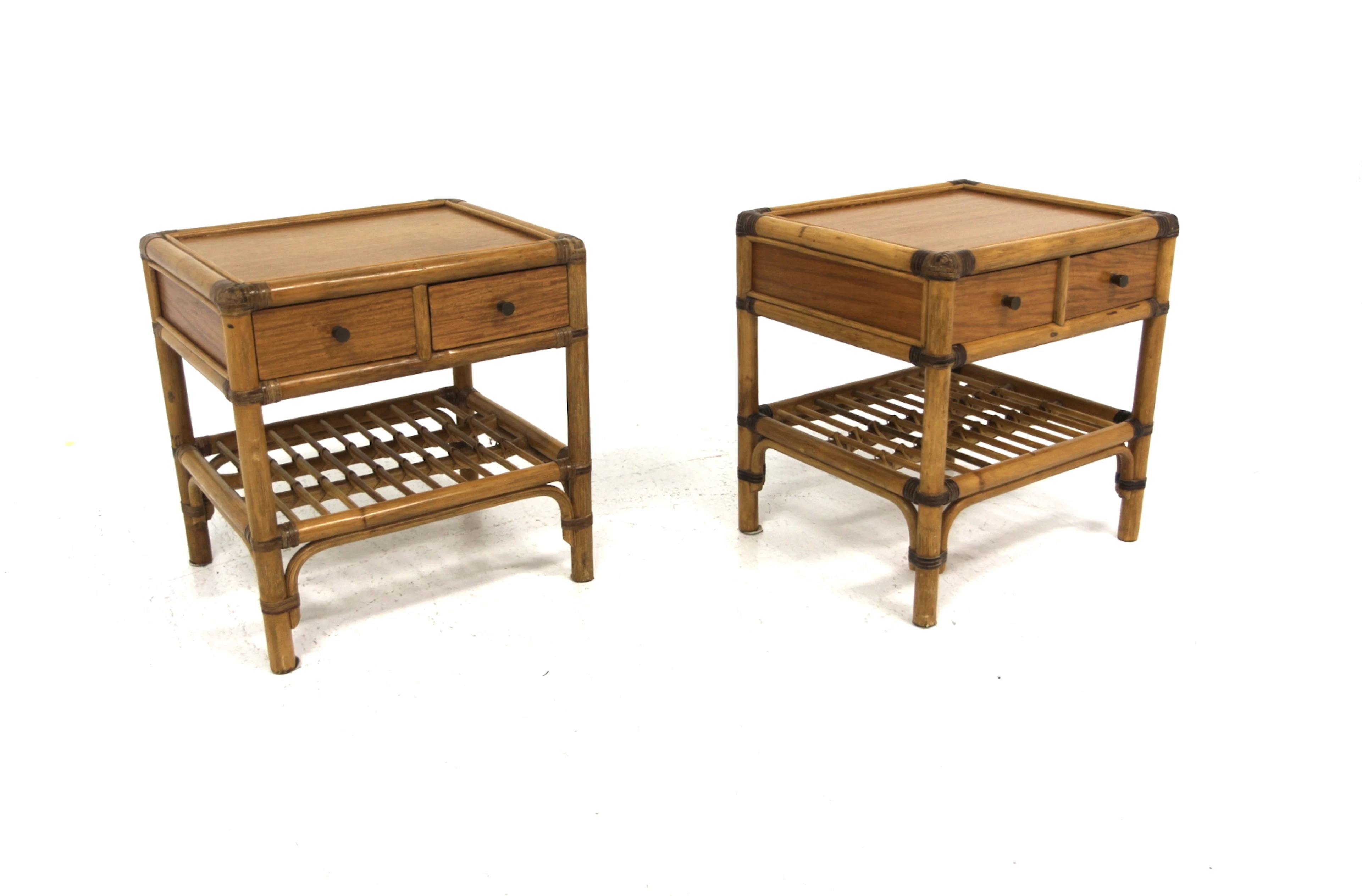 2Pcs Bedside tables Kenneth Bergenblad for DUX, Sweden Year: 1960s