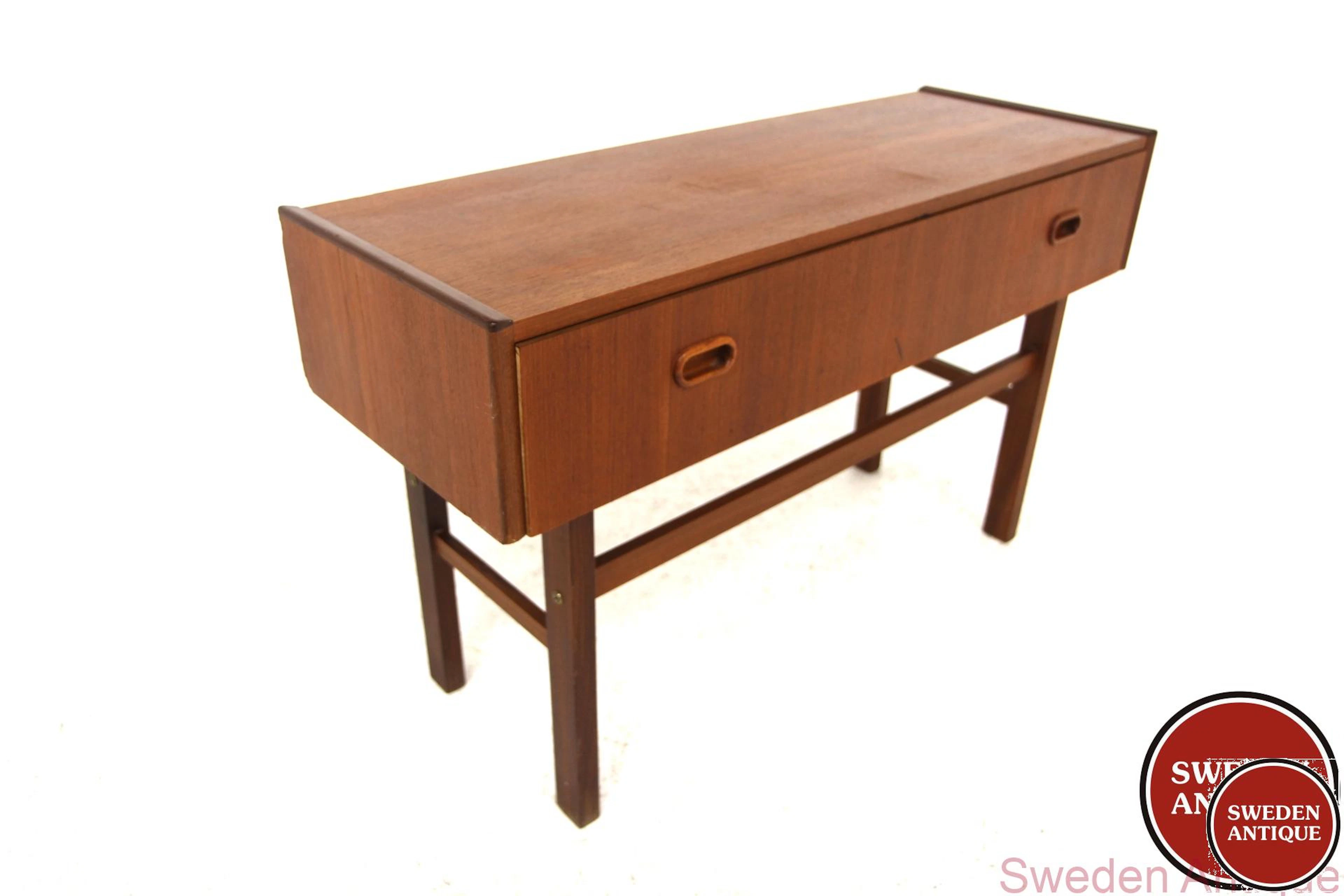 Chest of drawers 1960s Swe. Teak Beech