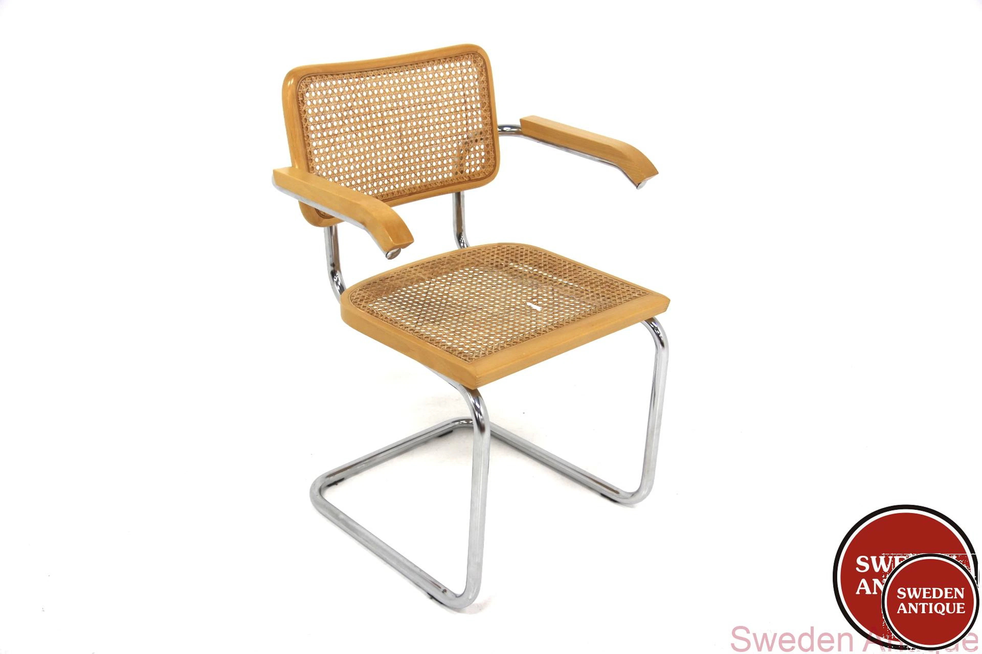 Armchair Bauhaus chair, Cesca chair after Marcel Breuers design 1928