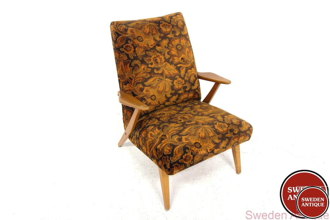 Lounge chiar 1950s Swe. Beech