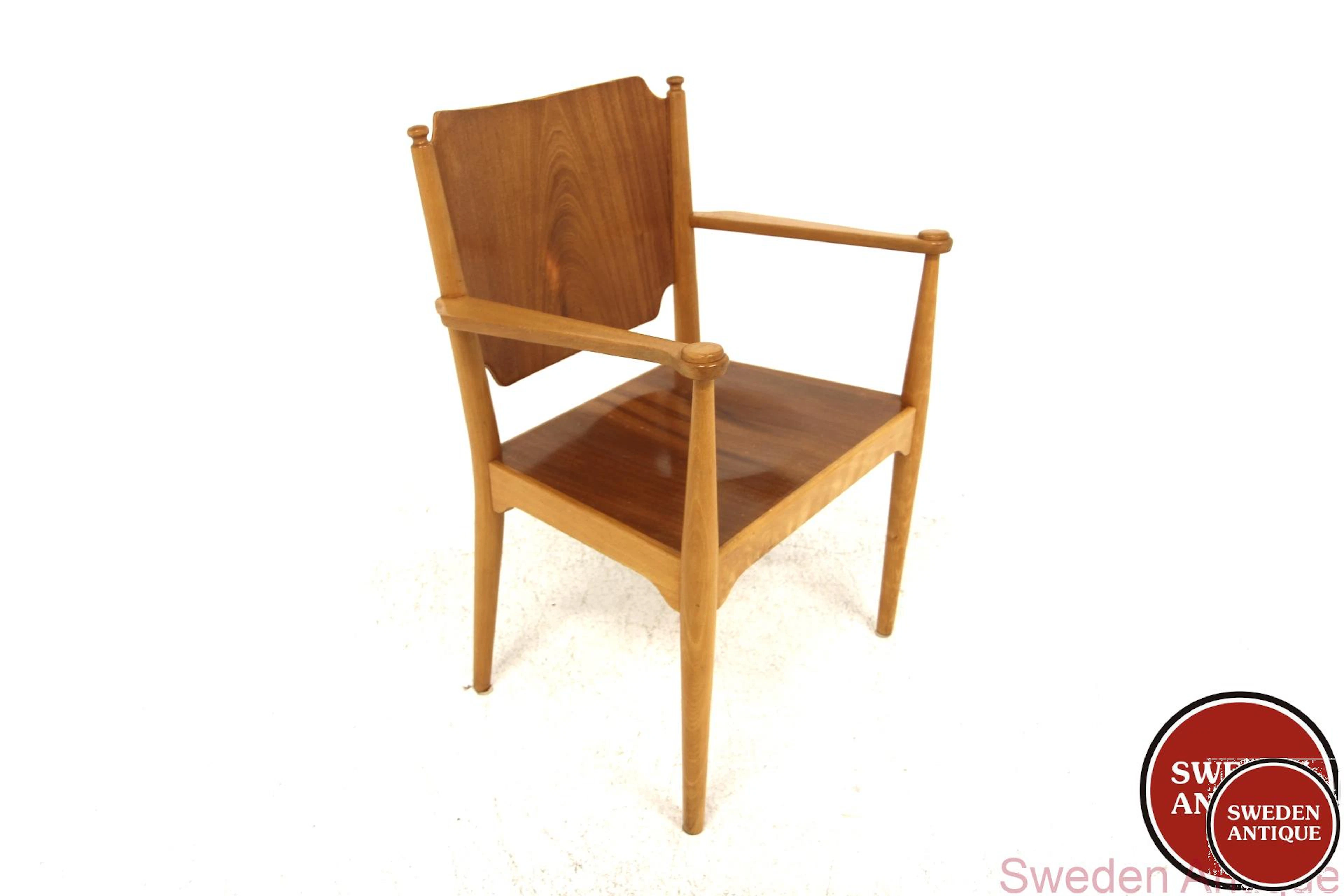Armchair 1960s Swe. Teak Beech