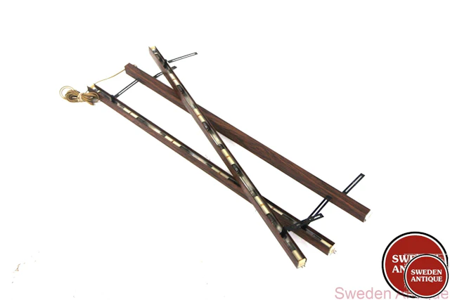 3Pcs Lamps Year: 1960s Origin: Swe. Material: Metal W: 100cm D: 3cm H: 3cm