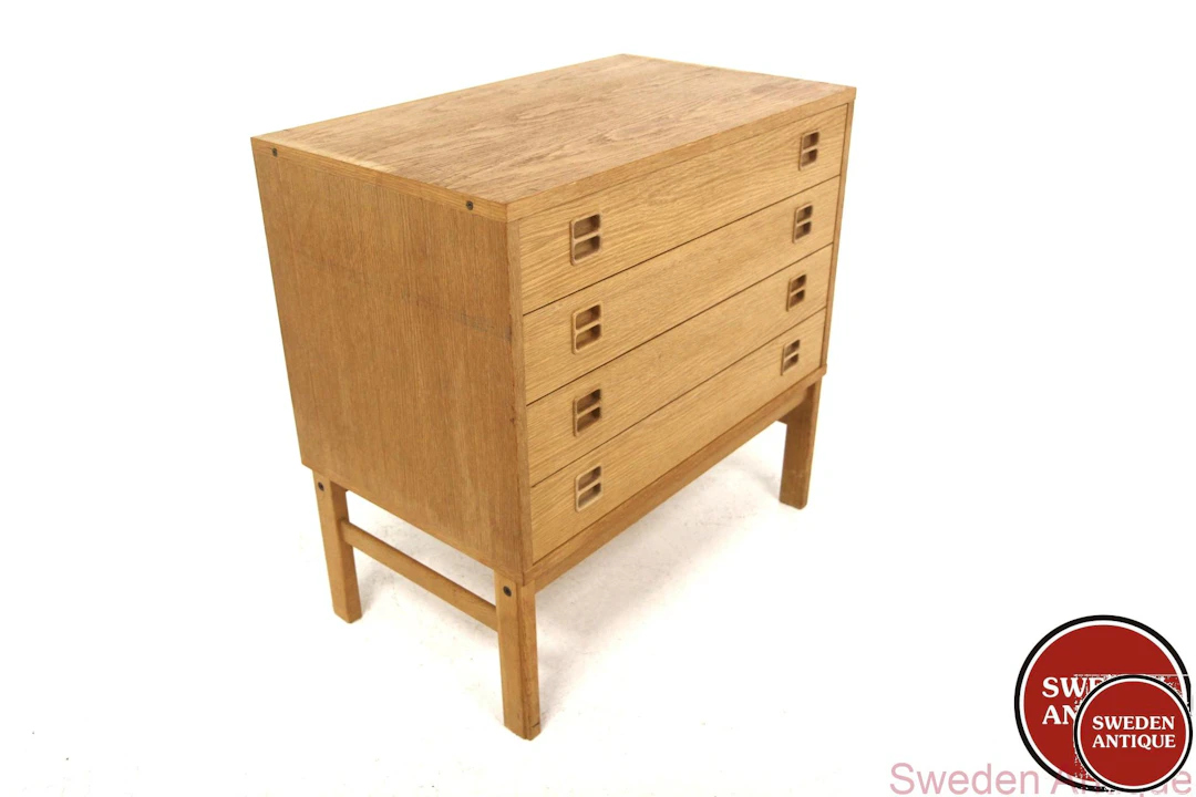Chest of drawers 1960s Swe. Oak