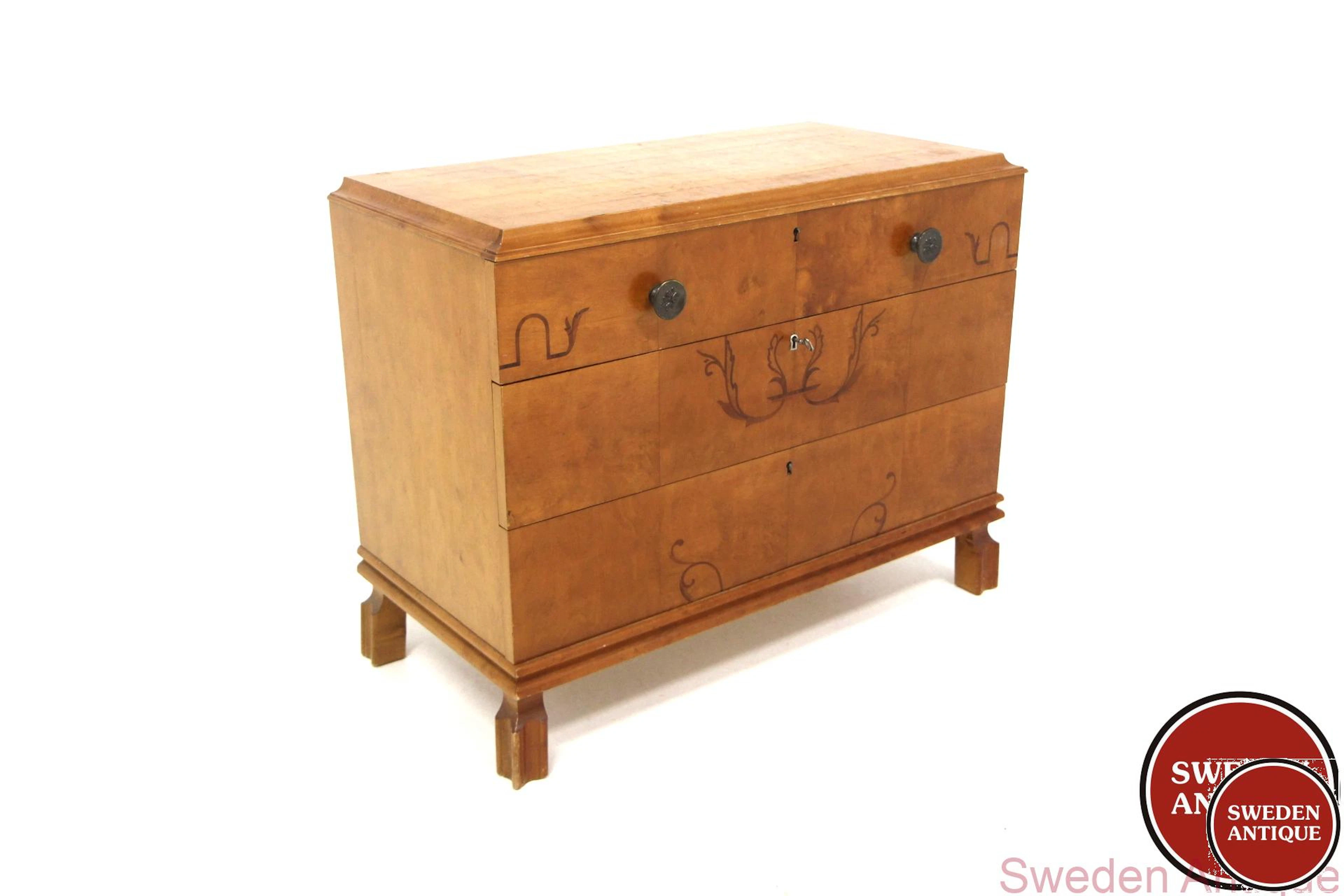 Chest of drawers Swedish Modern Year: 1940s Origin: Swe. Material: