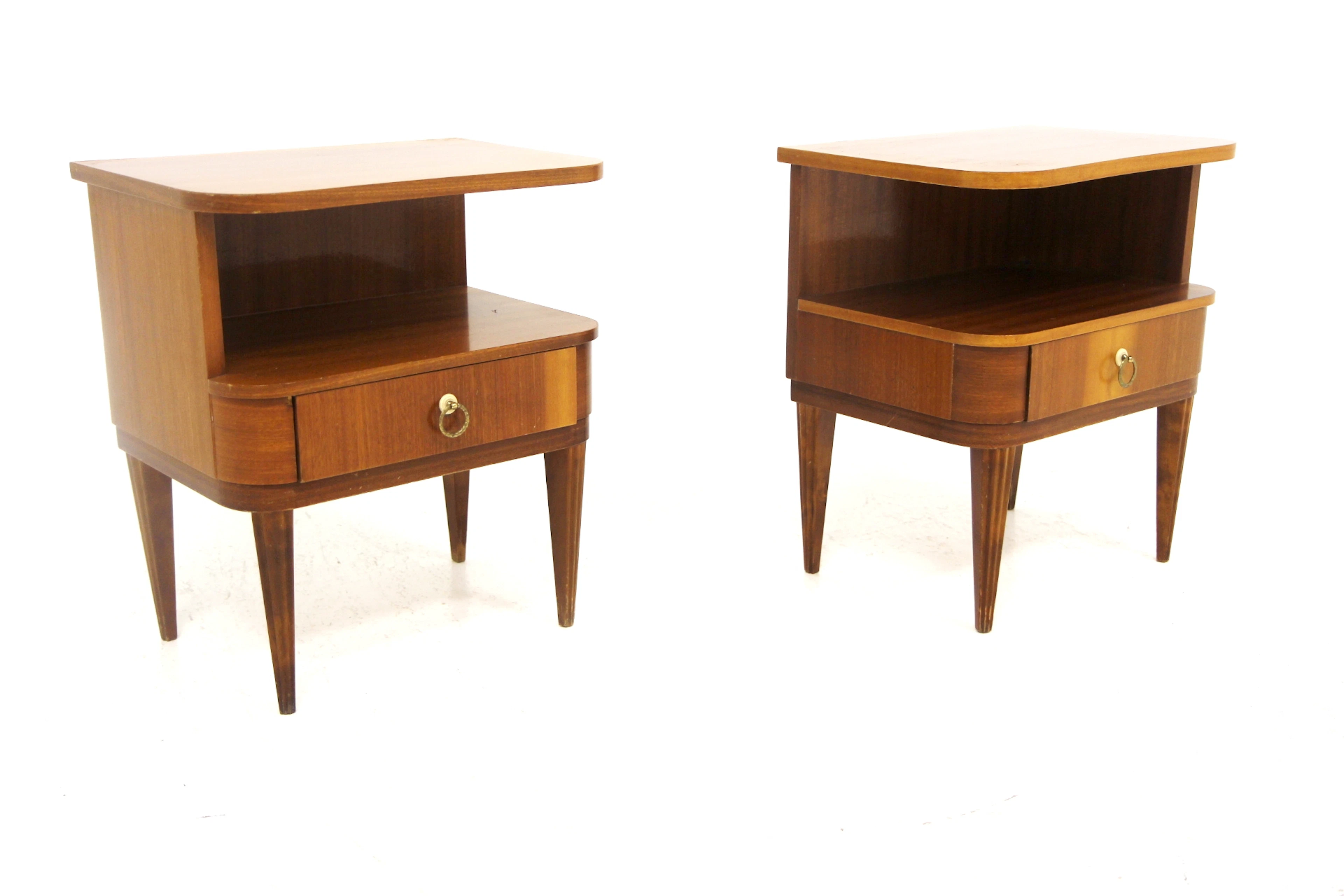 2Pcs Bedside tables Swedish Modern Year: 1940s Origin: Swe. Material: