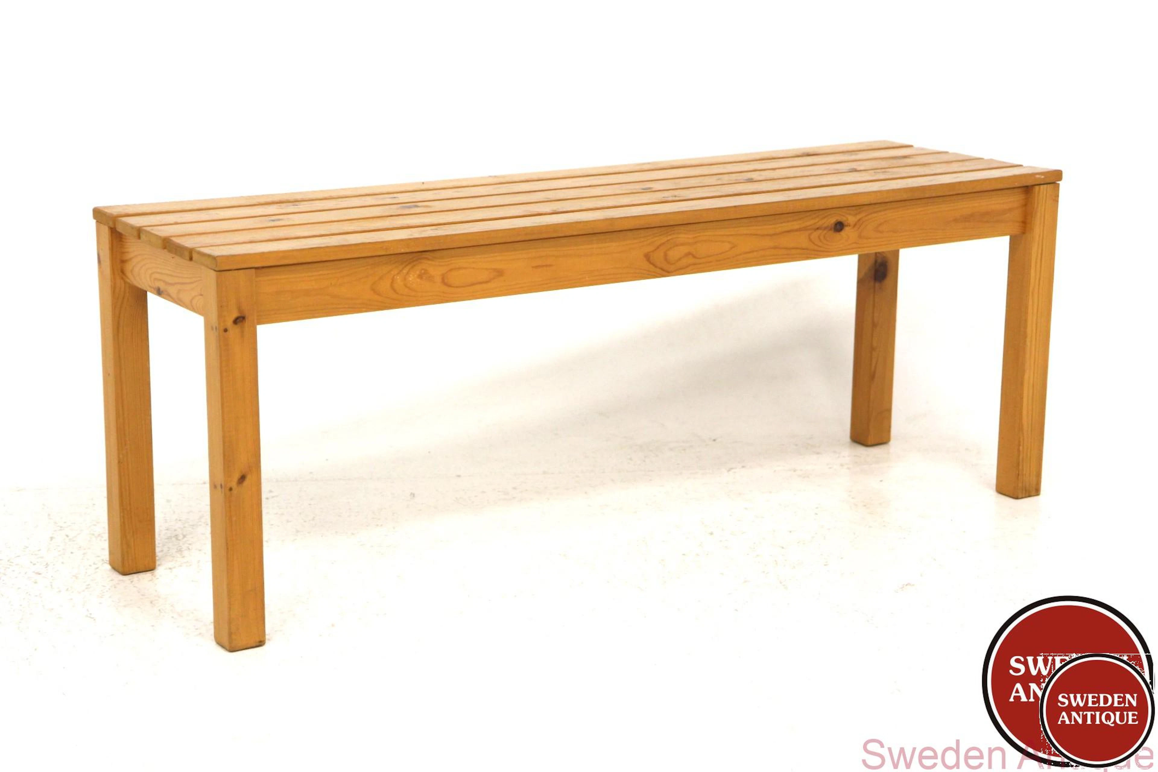 Bench 1970s Swe. Pine