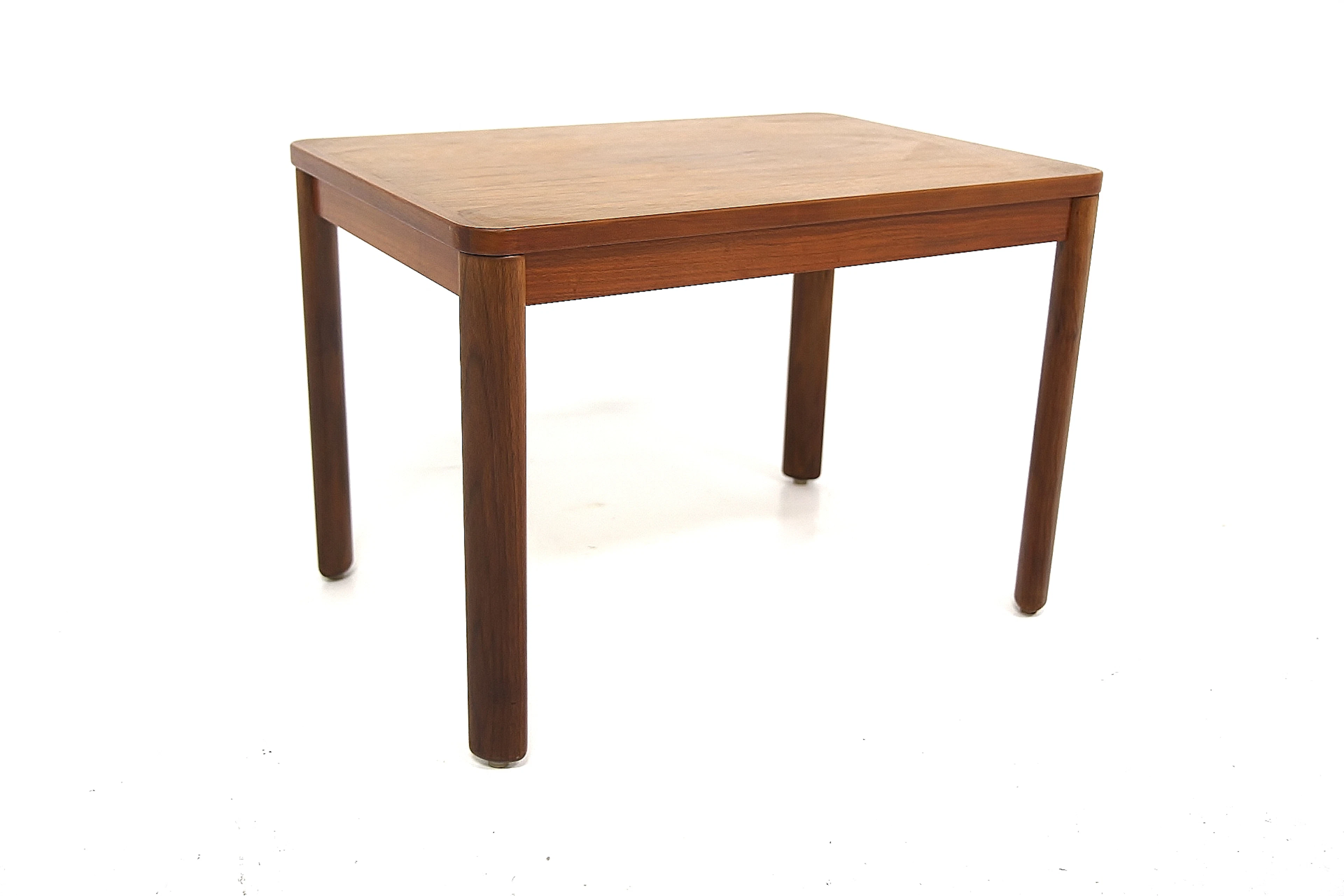Side tables Year: 1960s Origin: Swe. Material: Walnut W: 65cm D: 45cm H: 46cm