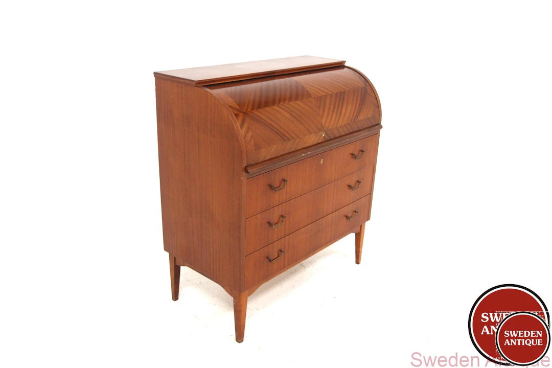 Secretary Year: 1950s Origin: Swe. Material: Mahogany Beech Metal