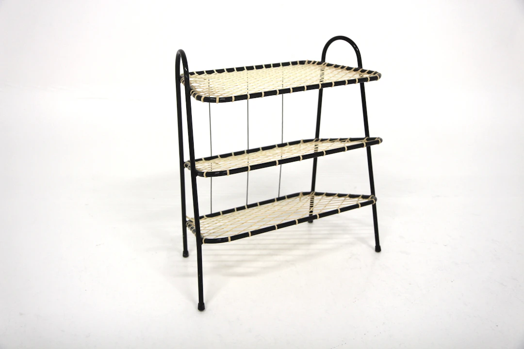 Magazin stand Year: 1950s Origin: Swe. Material: Metal Plastic W: