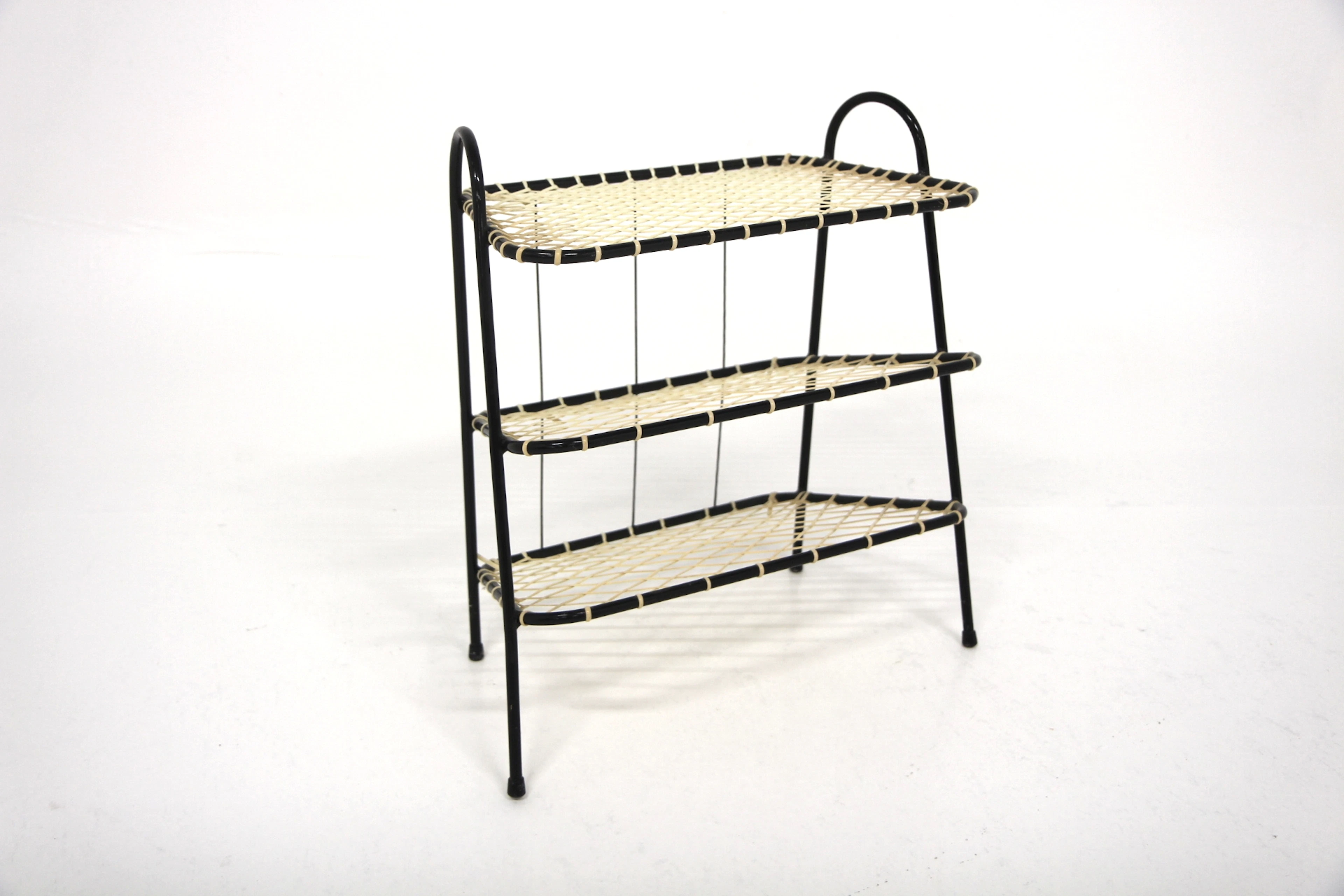 Magazin stand Year: 1950s Origin: Swe. Material: Metal Plastic W: