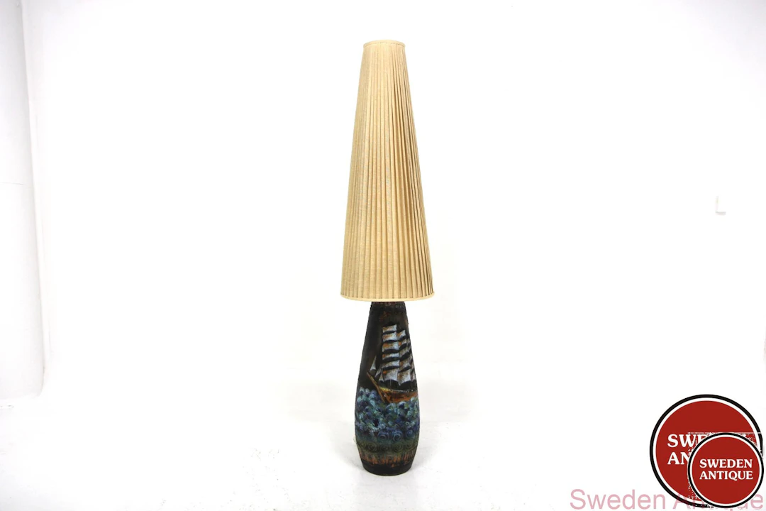 Floor lamp Ola Fihl for Tilgmans Keramik 1970s Swe. Ceramic
