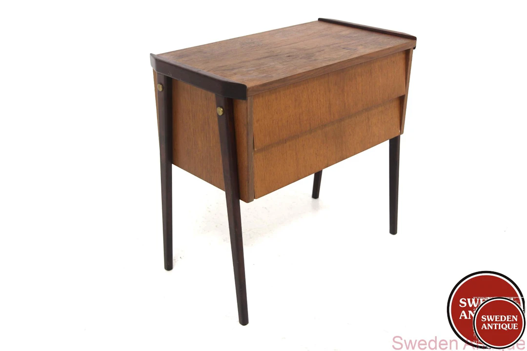 Chest of drawers 1960s Swe. Teak Beech