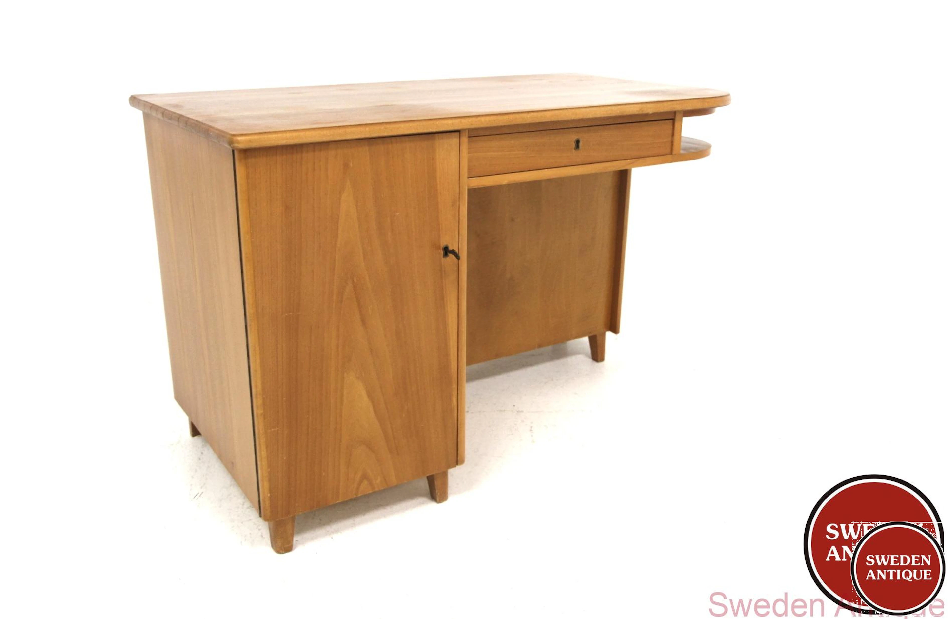 Writing desk Swedish Modern Year: 1940s Origin: Swe. Material: Elm