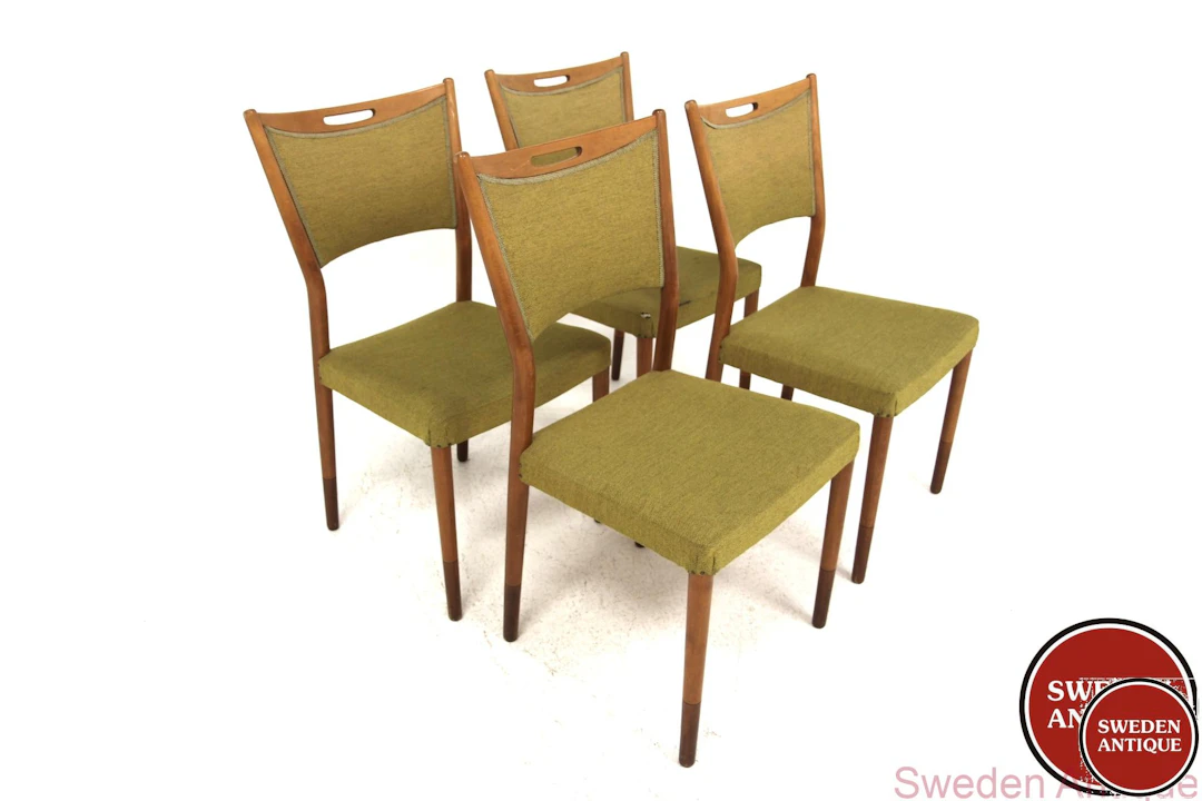 4 Chairs Treman 1960s Den. Beech