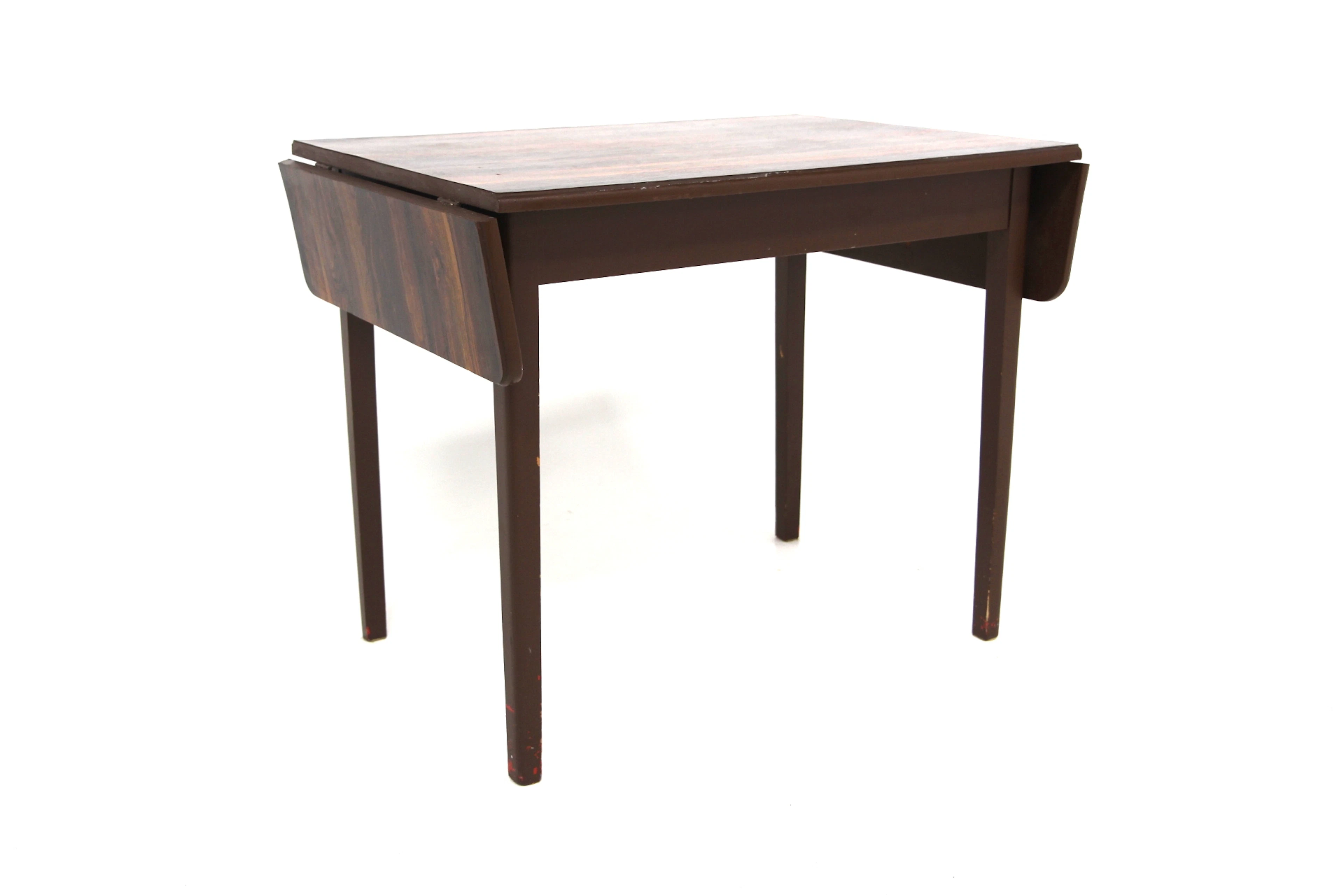 Dining table Year: 1940s Origin: Swe. Material: Brown Formica W: 90