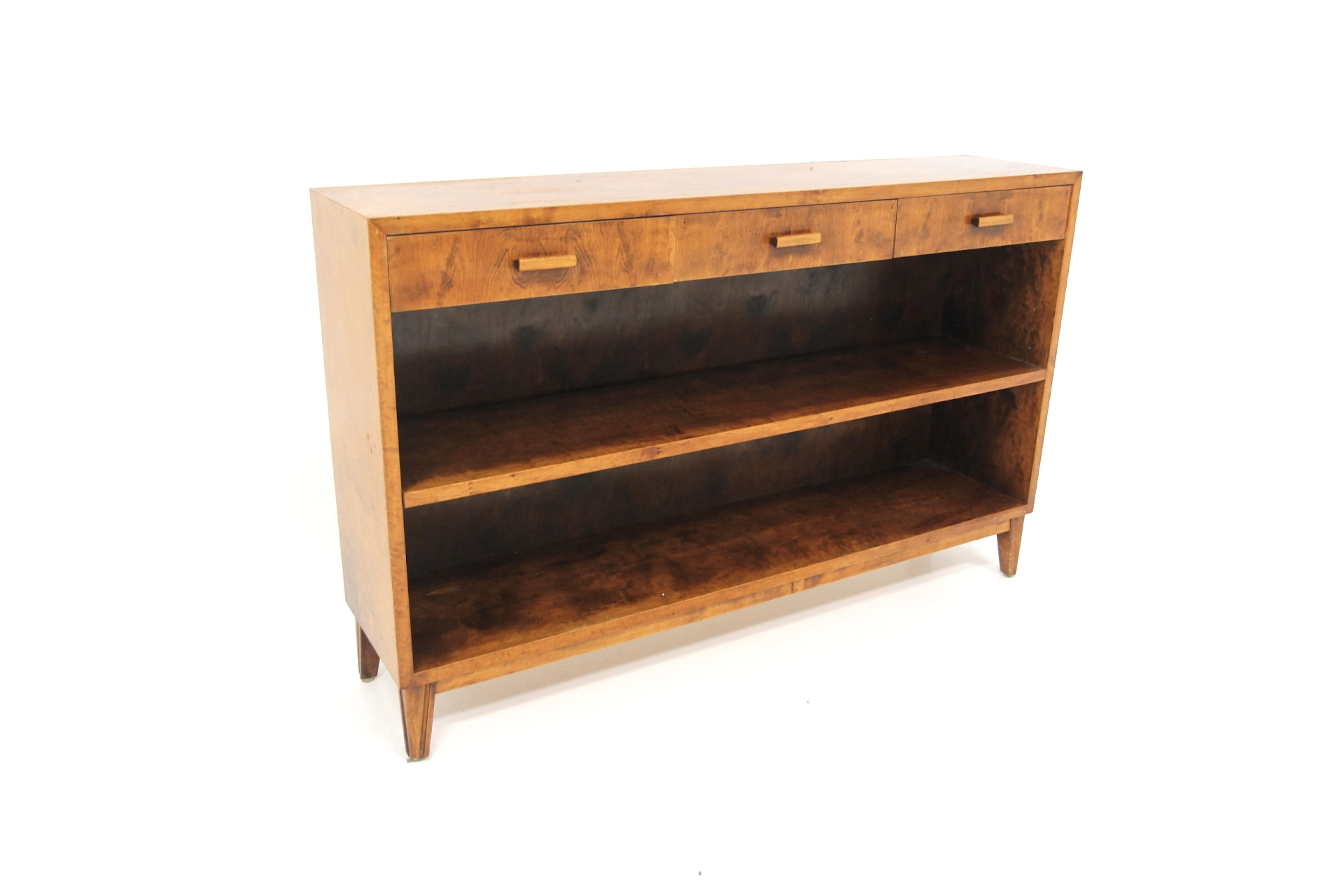 Bookshelf Swedish Modern Year: 1930s Origin: Swe. Material: Birch