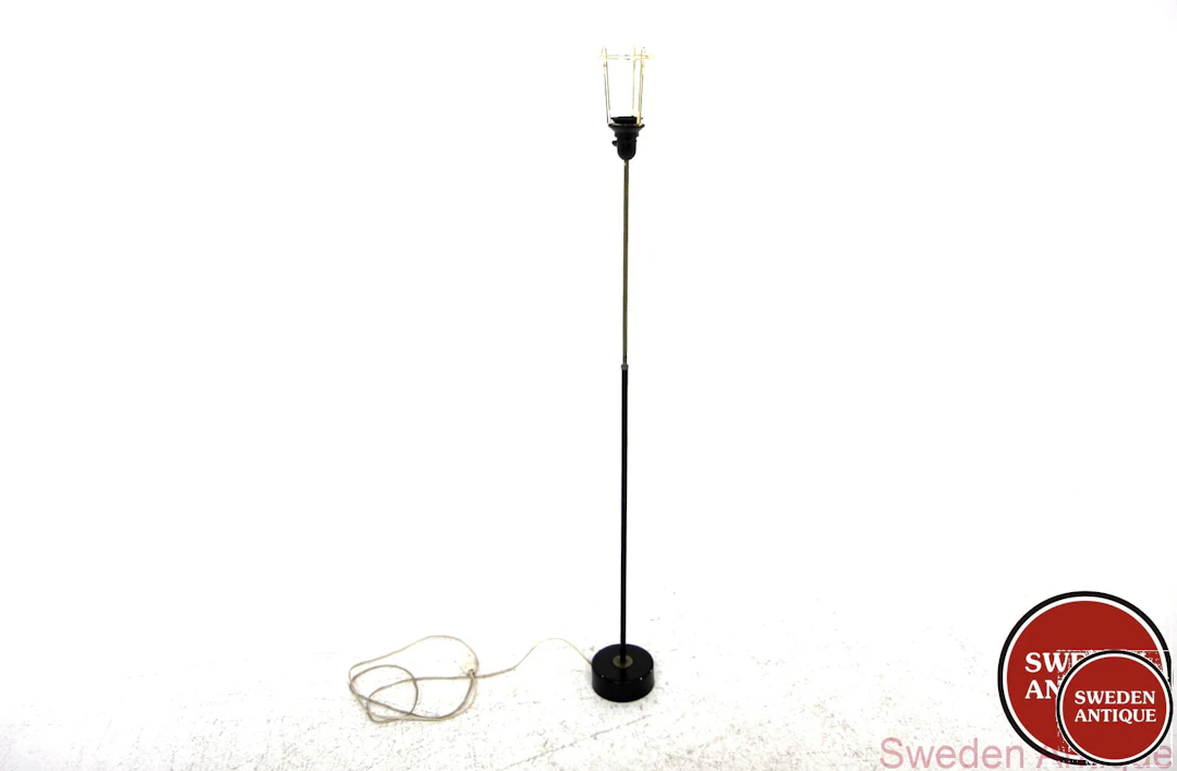 Floor lamp S. 1871 Hans-Agne Jakobsson, Århus 1950s Swe. Metal