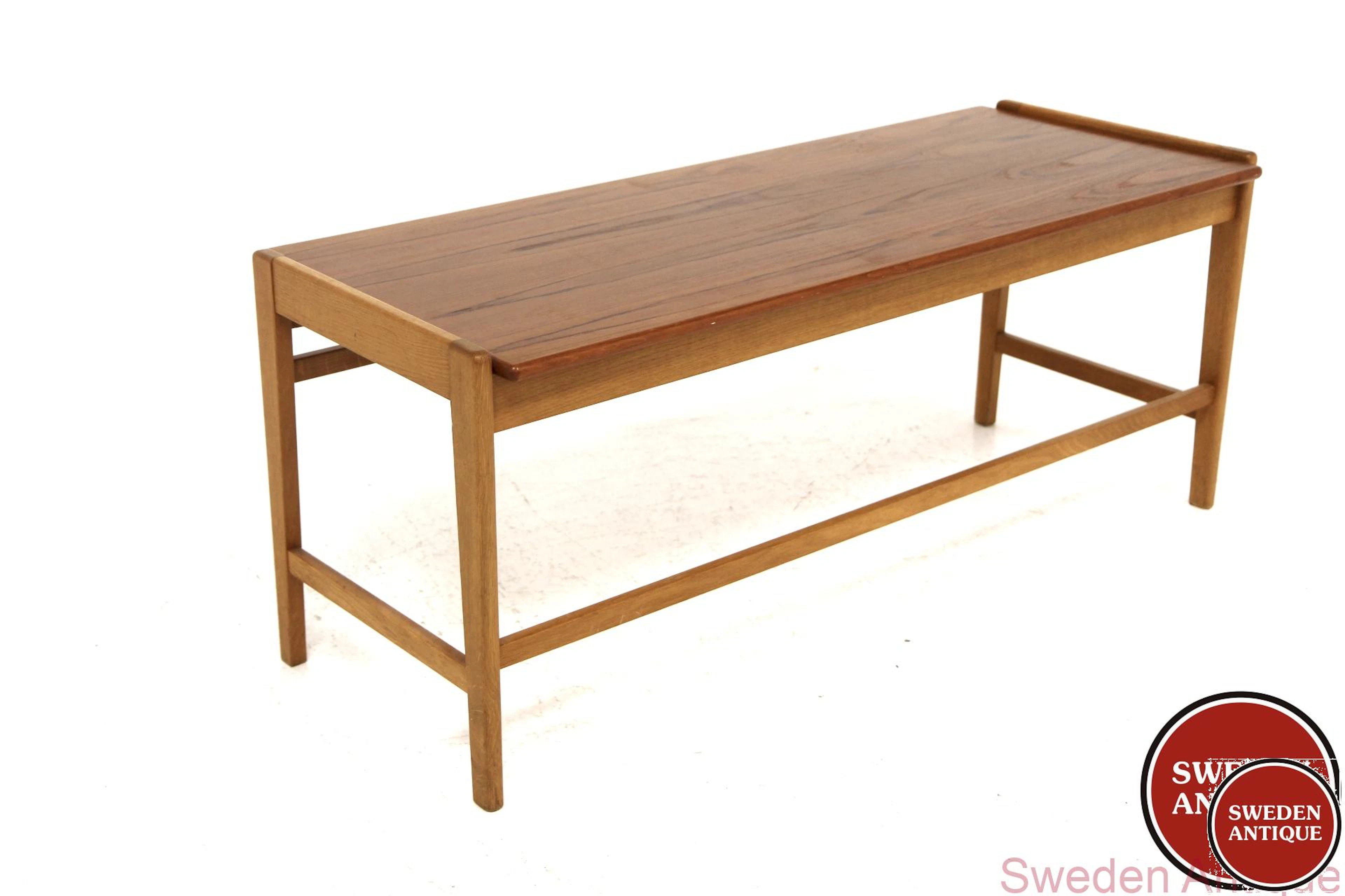 Bench 1960s Swe. Teak Oak