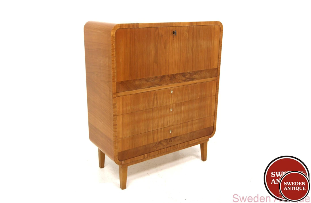 Secretary Swedish Modern Year: 1930s Origin: Swe. Material: Elm W: