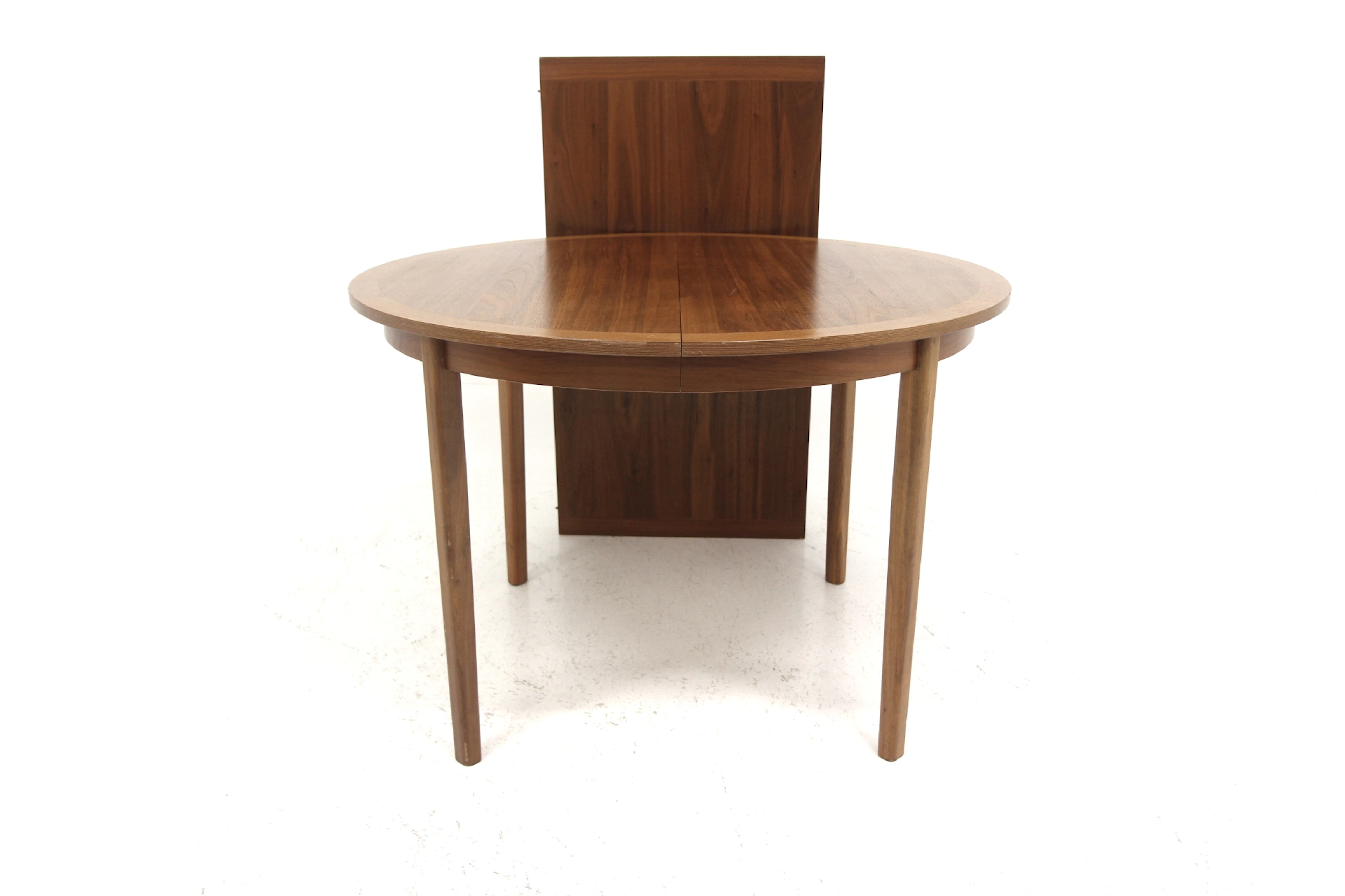 Dining table Year: 1960s Origin: Swe. Material: Walnut Beech W: 110