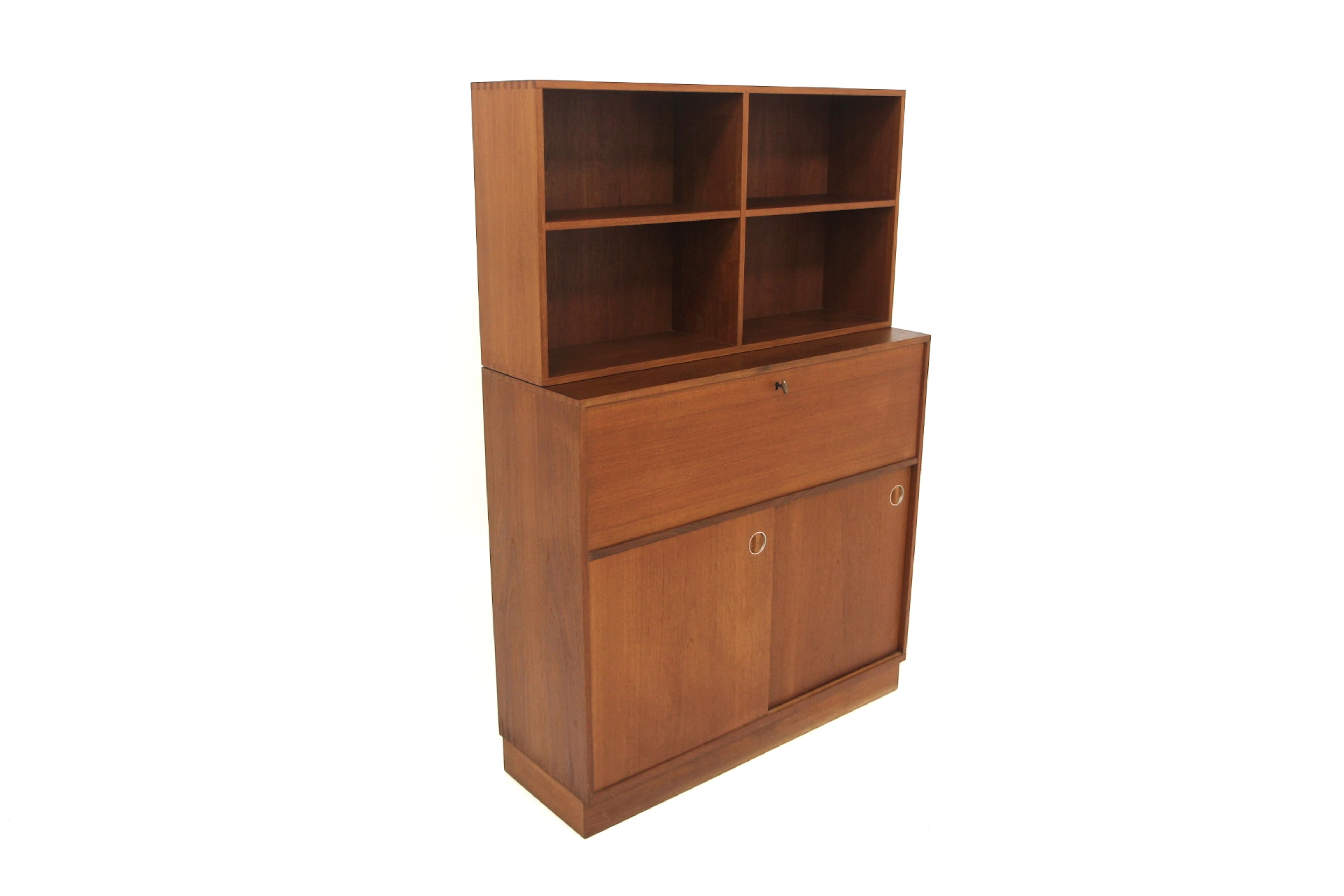 Bookshelf Fiesta Bräntorps Industrier, Nybro1960s Swe. Teak Metal