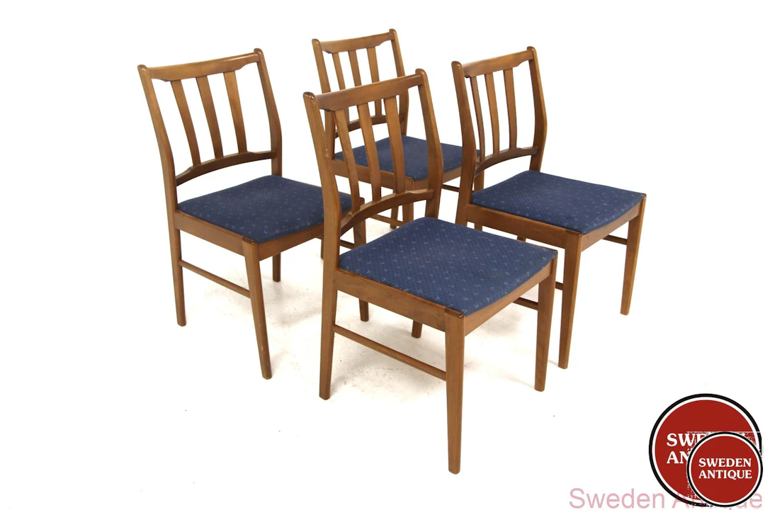 4 Chairs 1960s Swe. Beech
