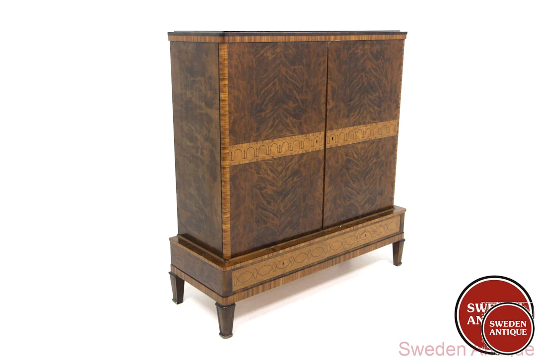 Cabinet Swedish Grace Year: 1920s Origin: Swe. Material: Birch Rosewood
