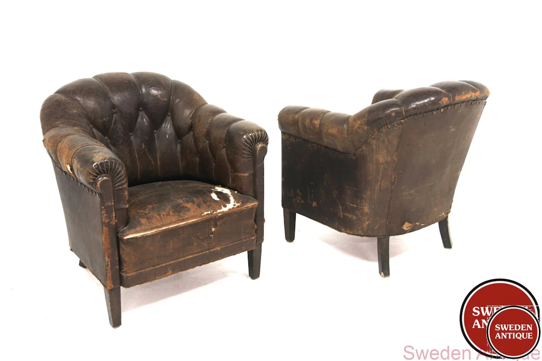 2Lounge chiars ChesterfieldAB Sollebrunns Möbelindustri, Sollebrunn