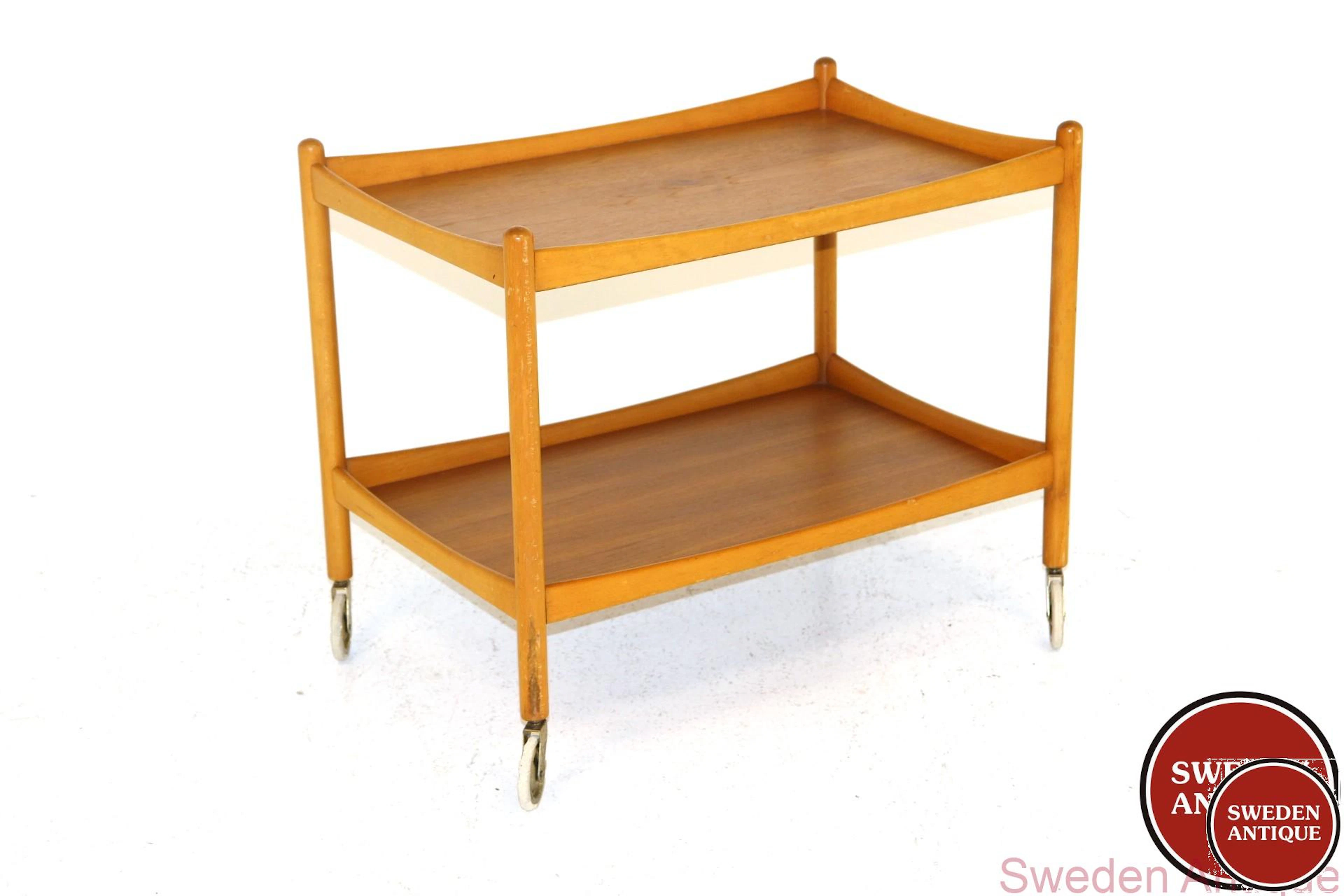 Trolley / serving cart Servus Poul M Volther for Gemla Diö Year: 1950s