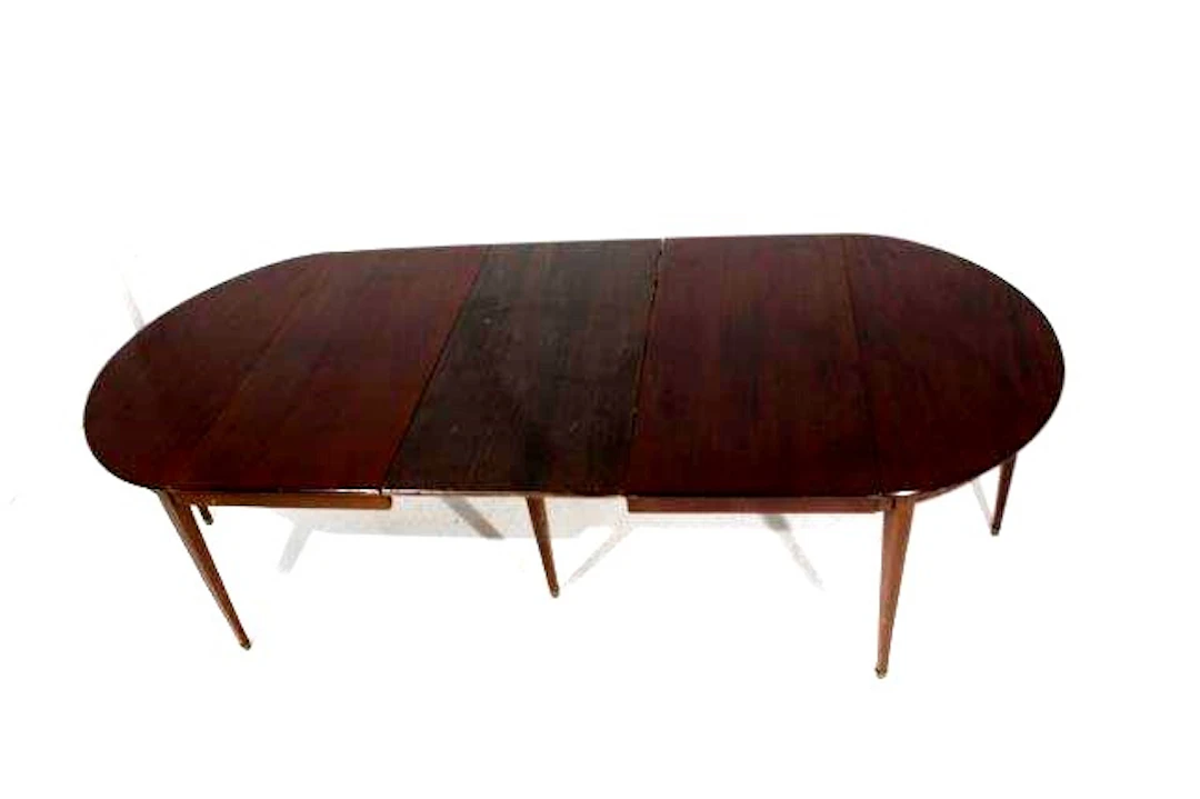 Antique Dining table Empire 19th-century Swedish Mahogany
