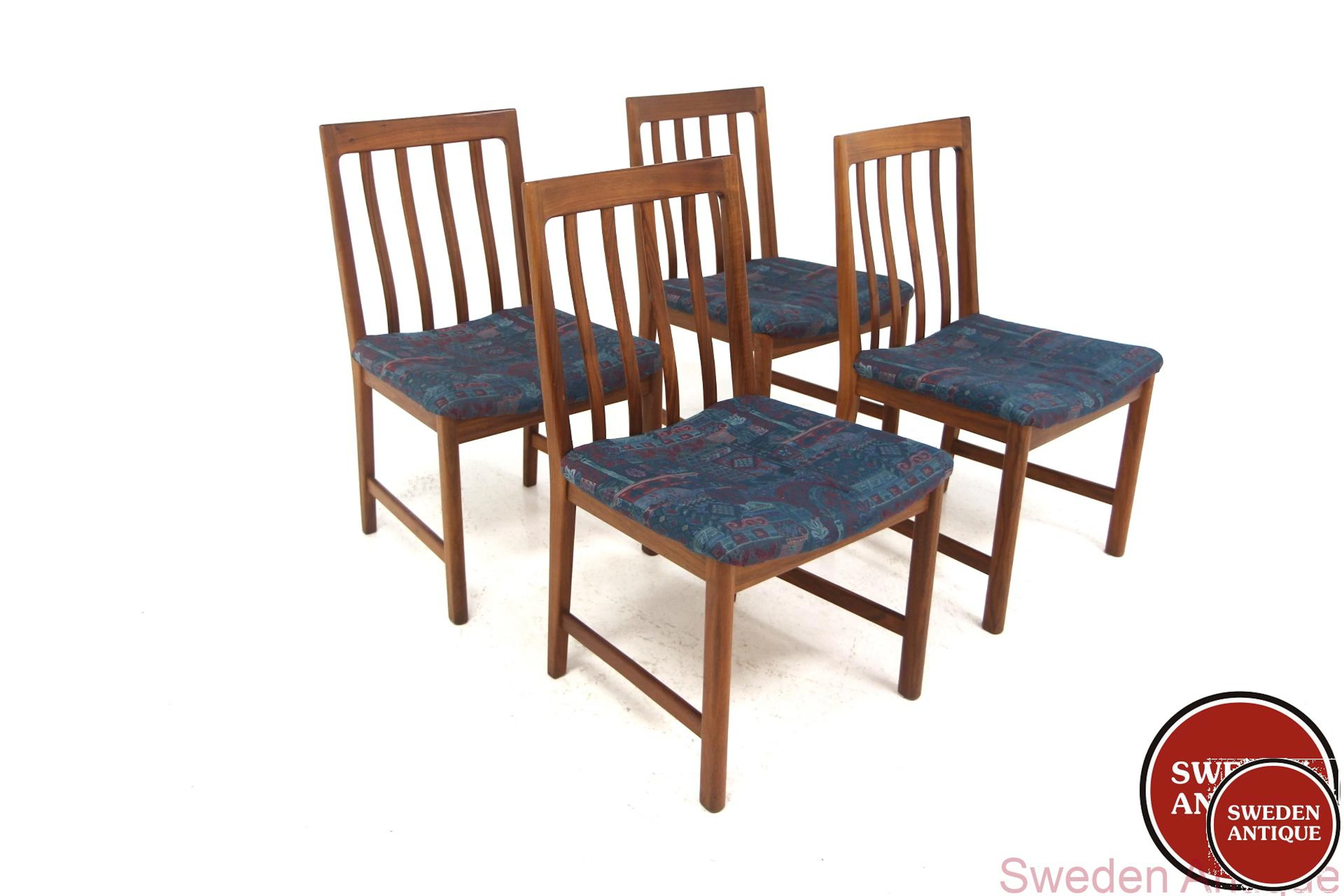 4Pcs Chairs Karl-Erik Ekselius for Joc, Vetlanda Year: 1960s Origin: