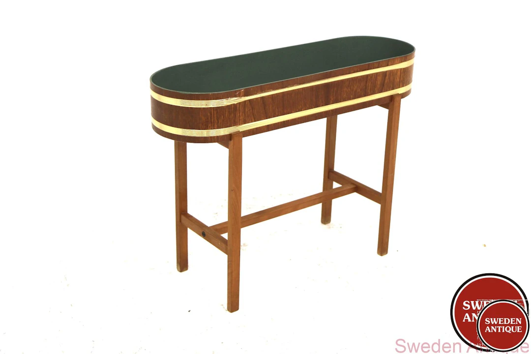 Flower stand 1960s Swe. Teak Beech Metal misc