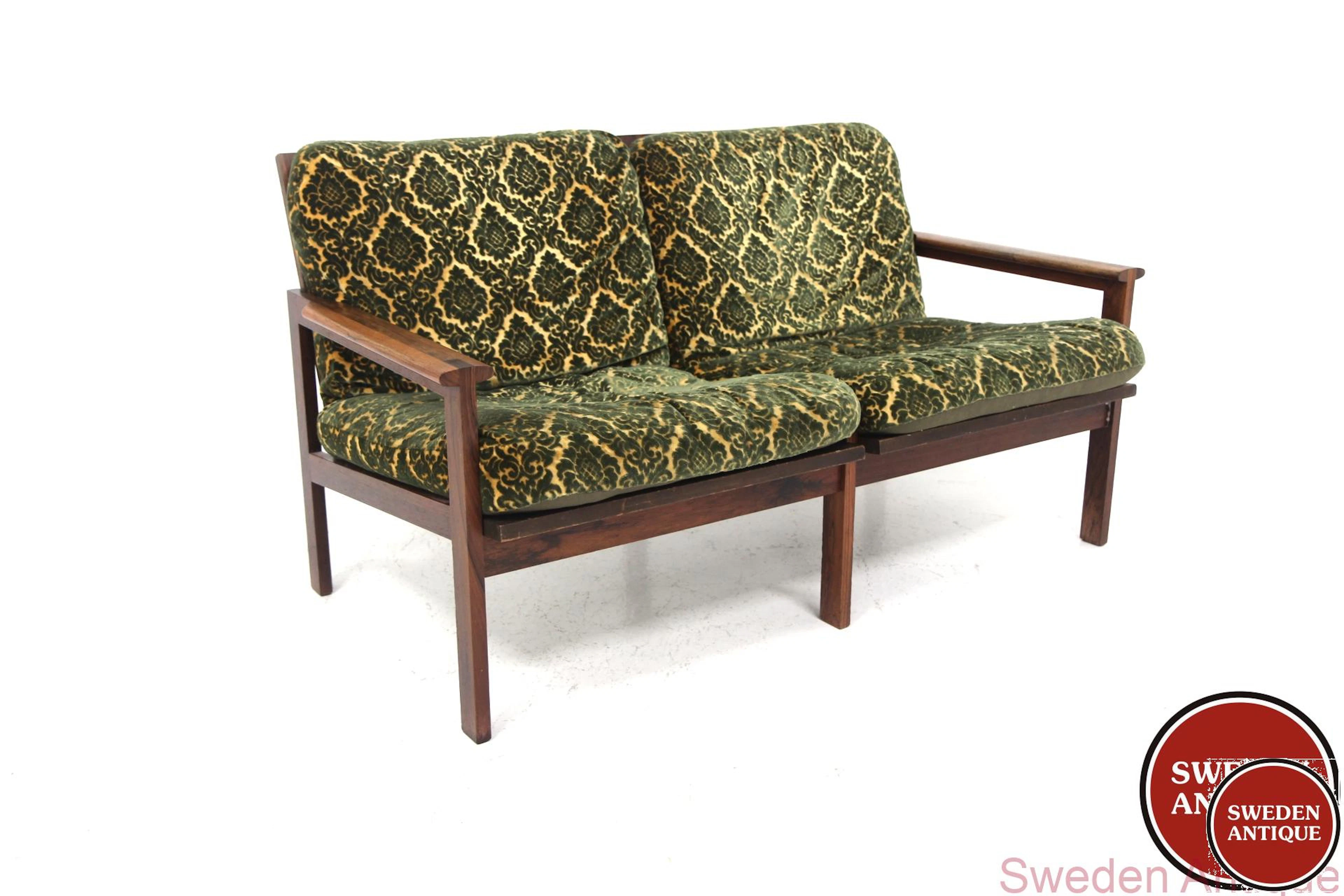 2-seat sofa Capella Illum Wikkelsø for N. Eilersen Year: 1960s Origin: