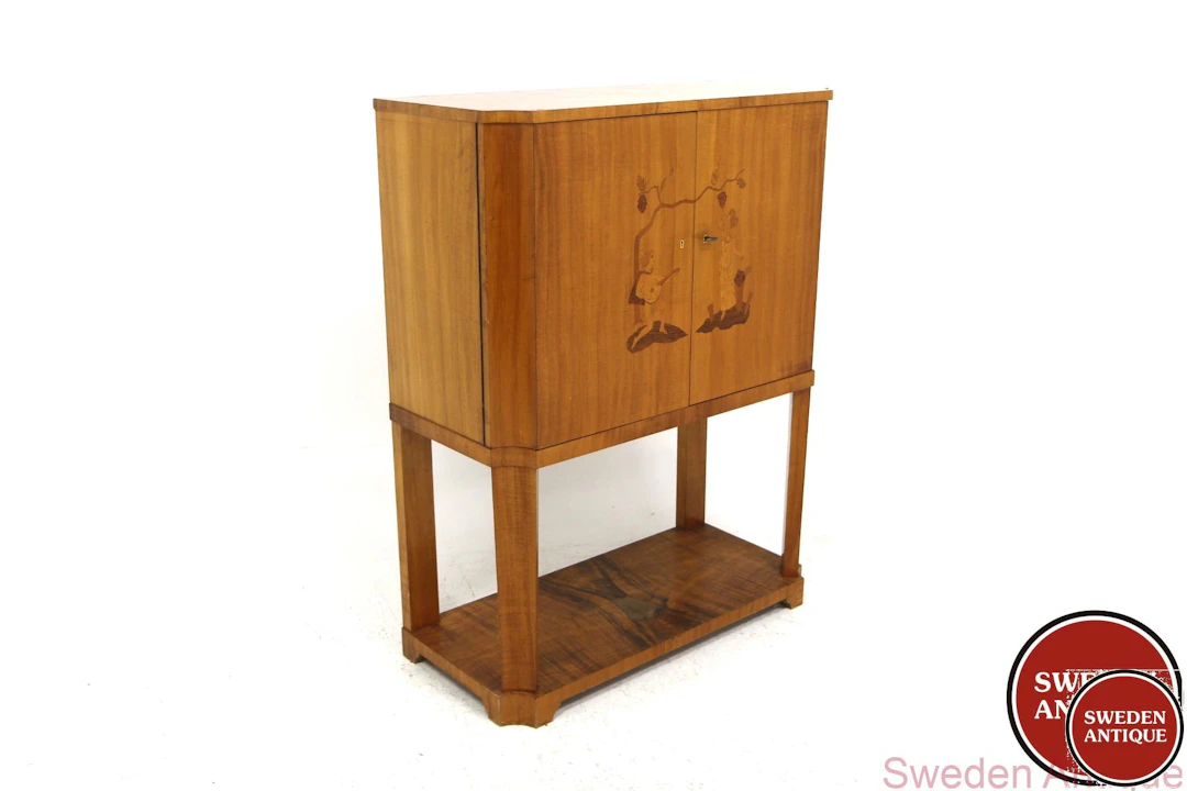Bar Cabinet Swedish modern 1930s Swe. Wood