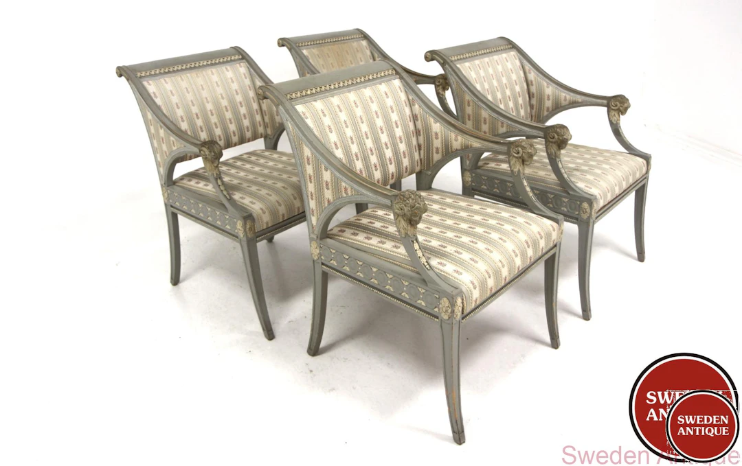 4Pcs Lounge chairs Lysberg & Hansen A/S, Bredgade, København Year: