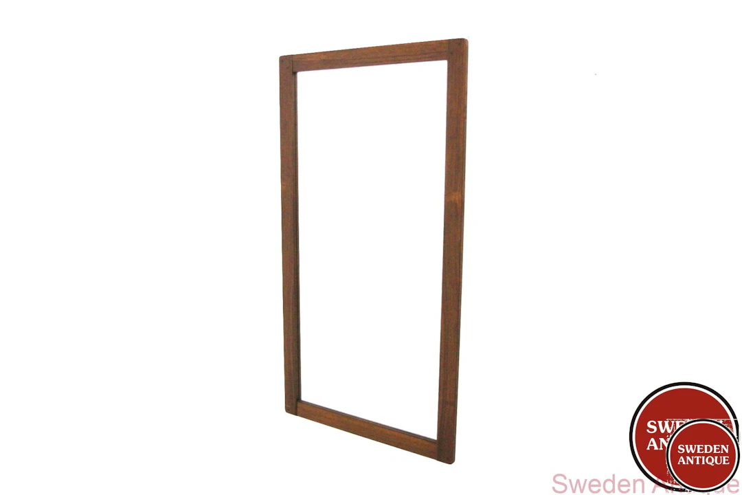 Mirror Fröseke Nybro fabriken 1960s Swe. Rosewood Glass